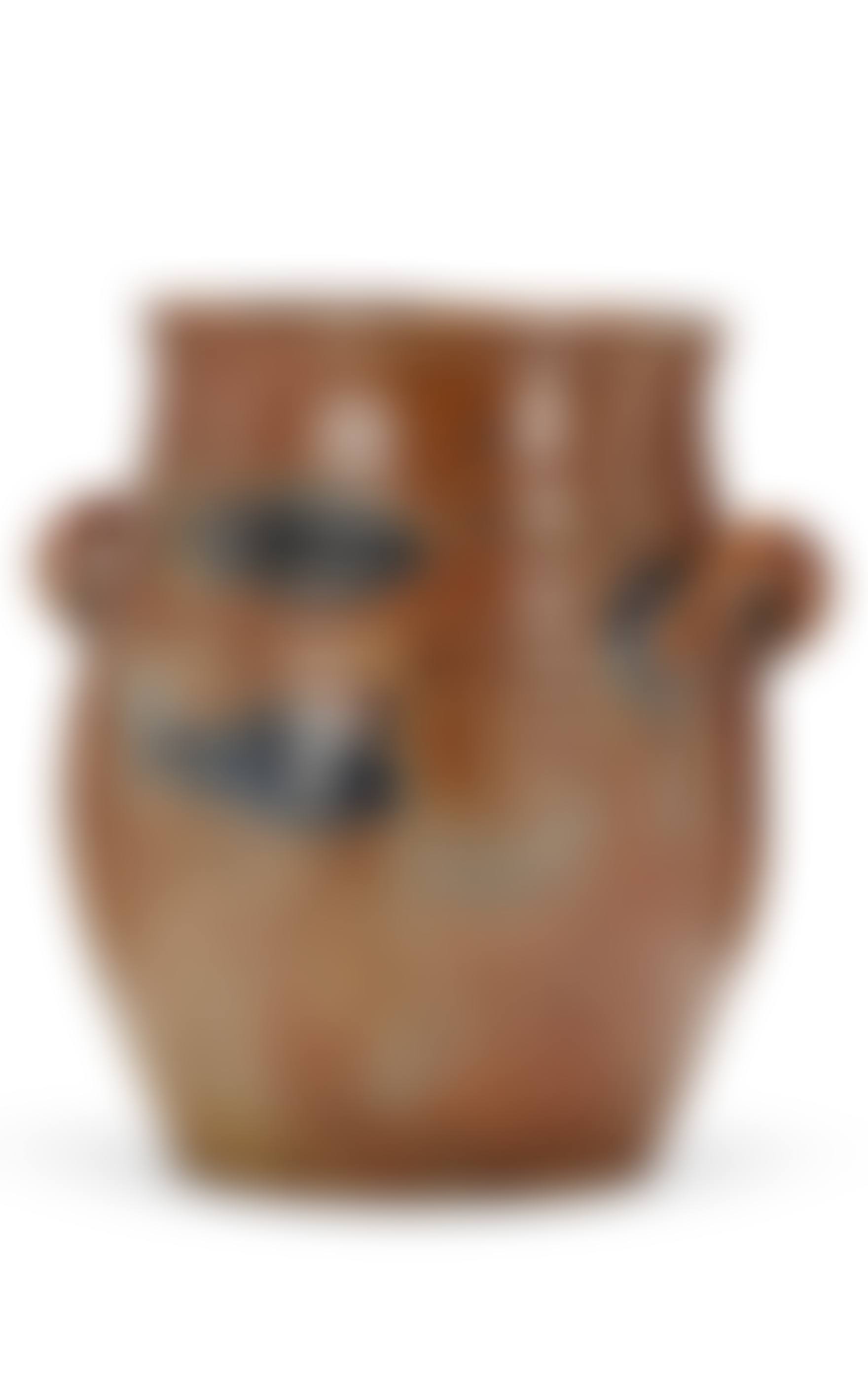 A SALT-GLAZED COBALT-BLUE DECORATED STONEWARE JAR (preview)