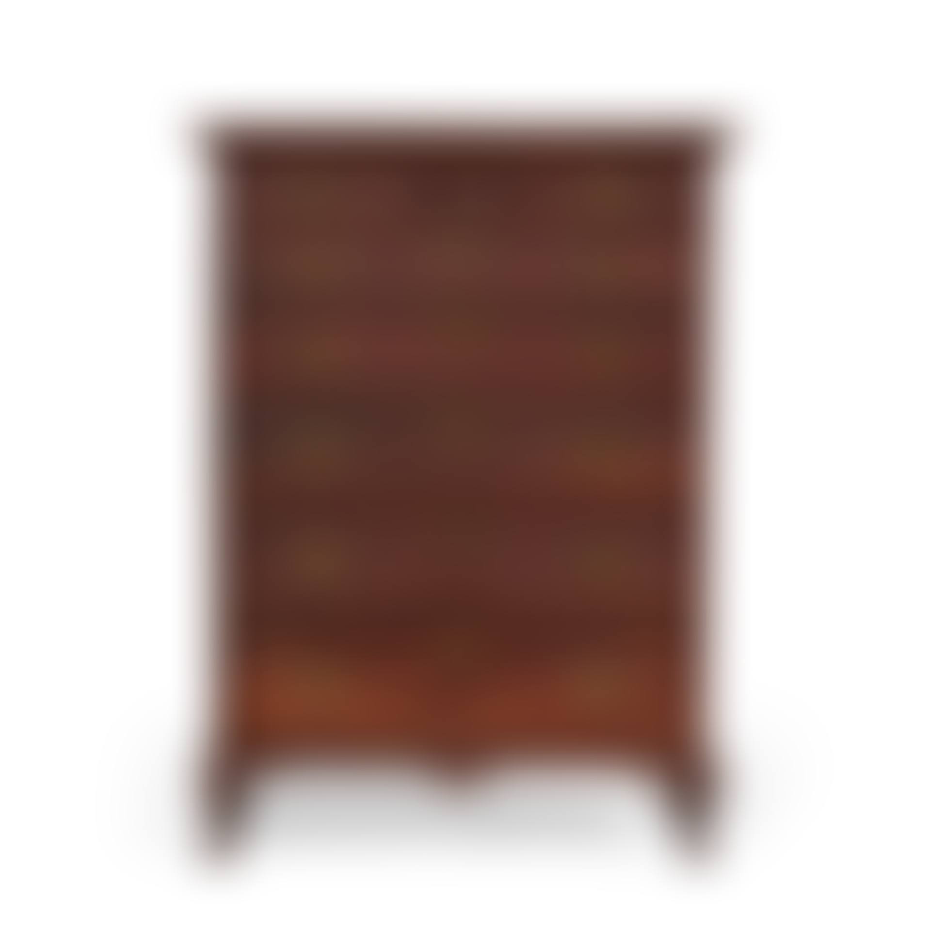 A QUEEN ANNE BLACK AND RED PAINT-GRAINED BIRCH TALL CHEST-OF DRAWERS  (preview)