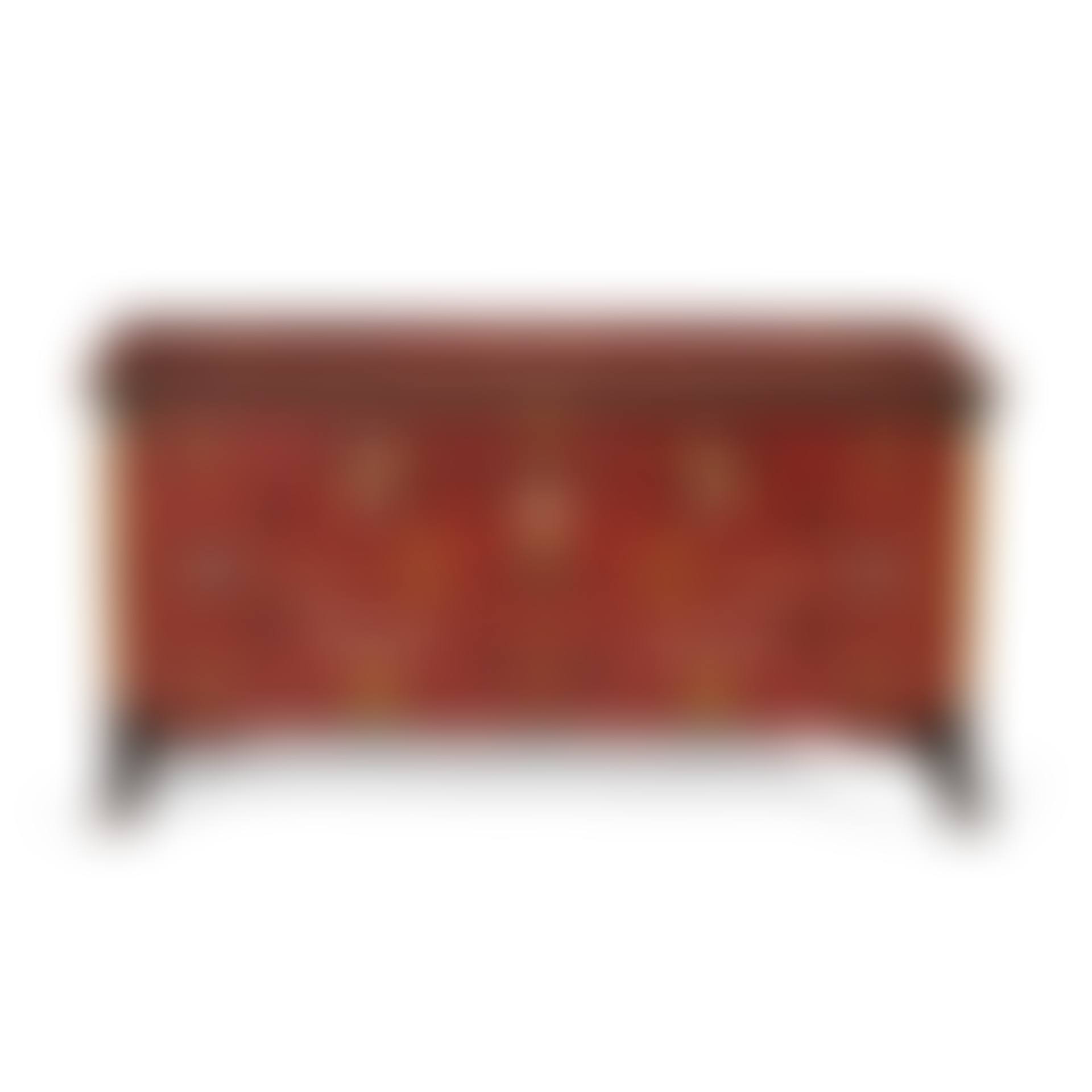 A FEDERAL RED-PAINTED AND POLYCHROME-DECORATED POPLAR BLANKET CHEST (preview)