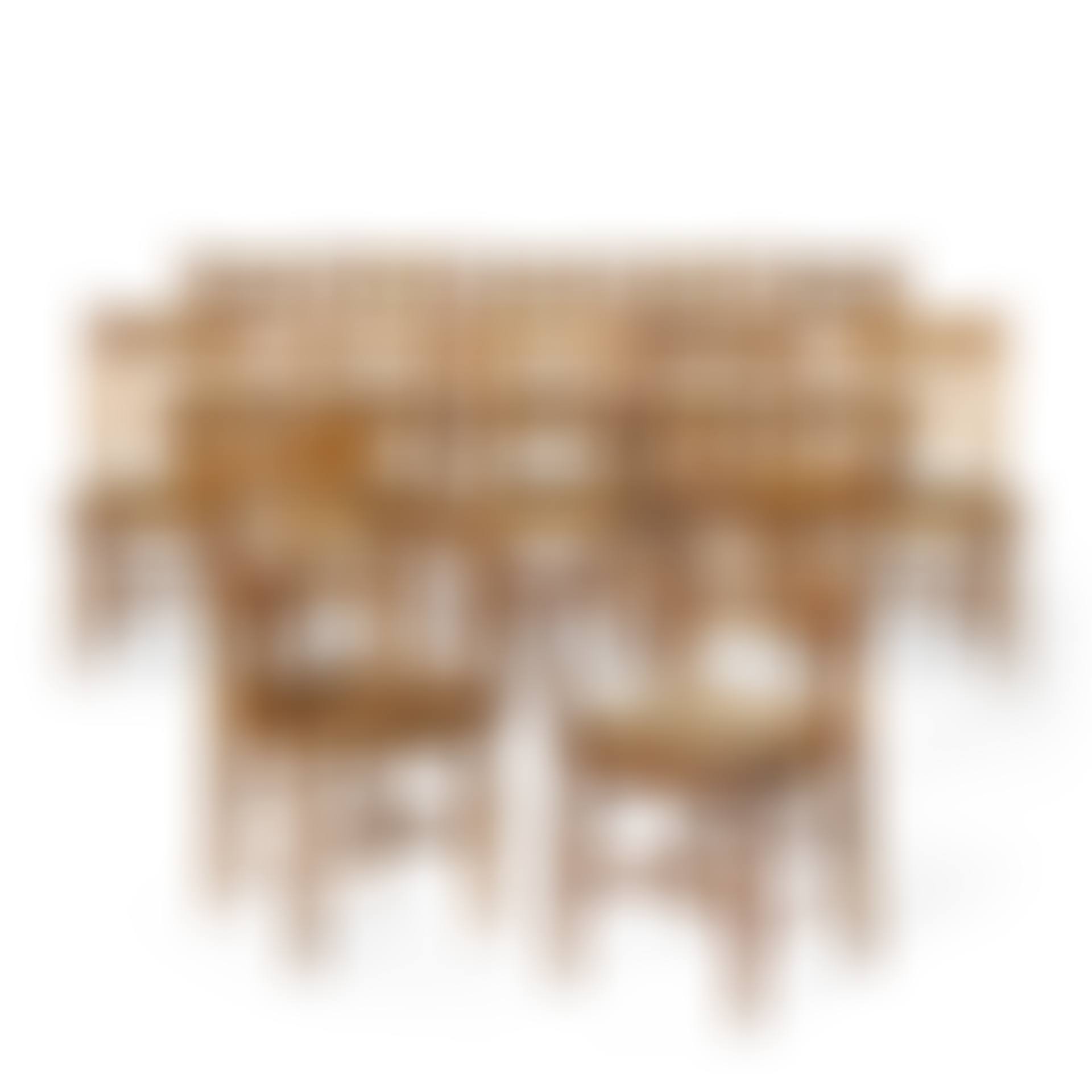 AN ASSEMBLED SET OF TWELVE CLASSICAL PAINT AND GILT DECORATED DINING CHAIRS  (preview)