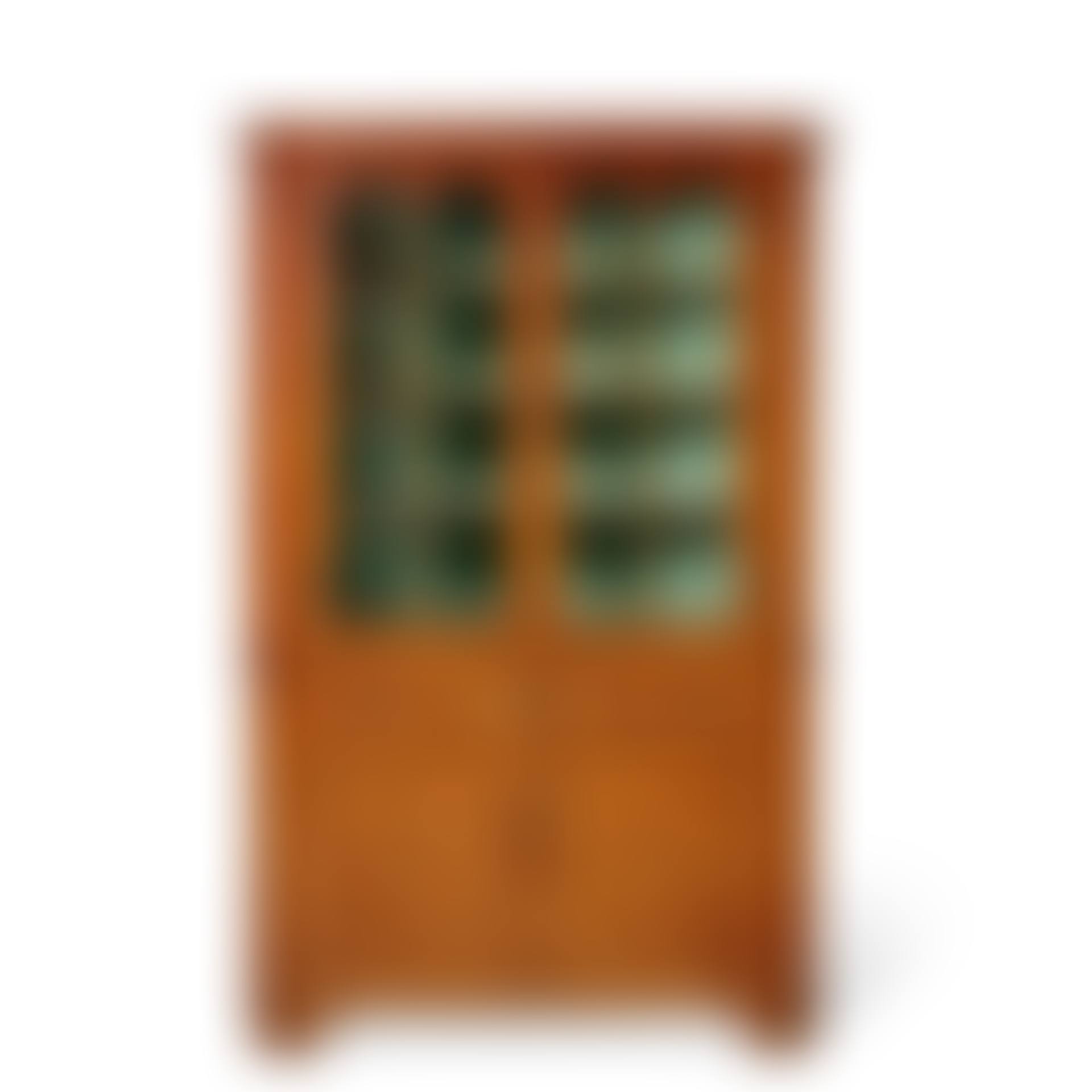 A LATE CHIPPENDALE CHERRYWOOD TWO-PART CORNER CUPBOARD (preview)