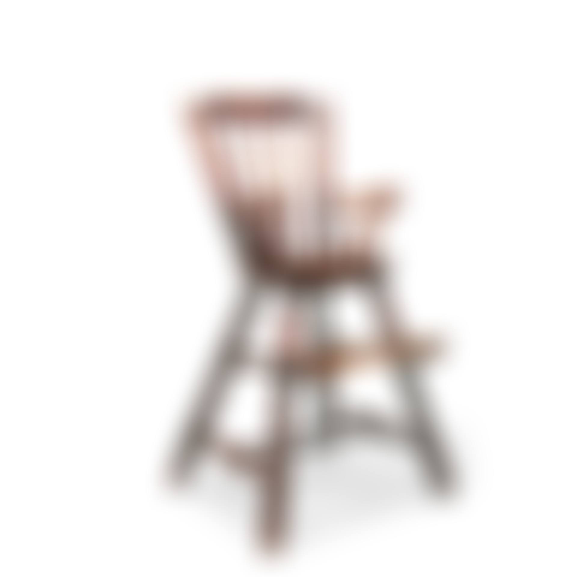 A RED-PAINTED CHERRYWOOD AND ASH WINDSOR HIGH CHAIR (preview)