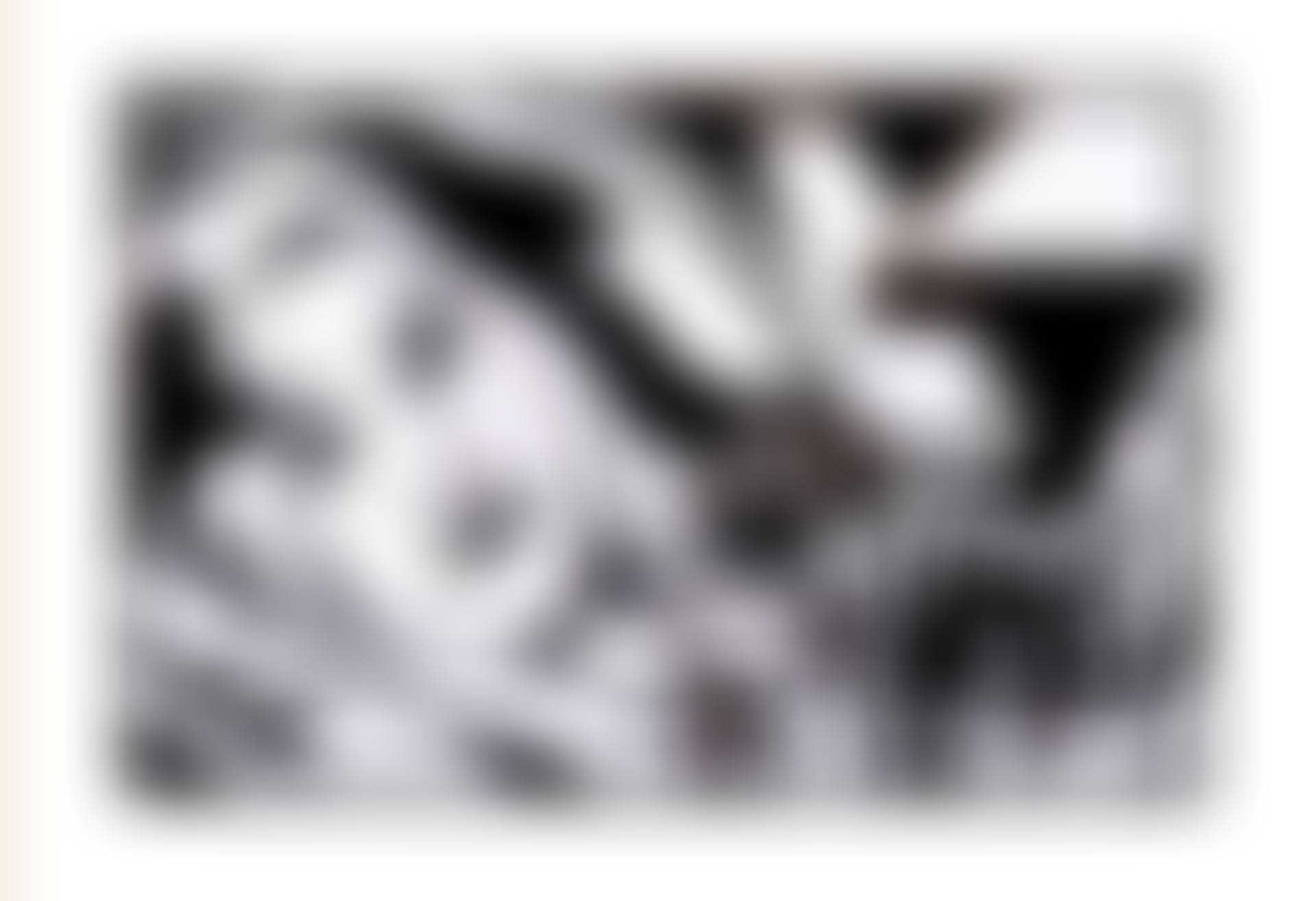 Bedroom Brunette with Irises (Black Variation #1) (preview)