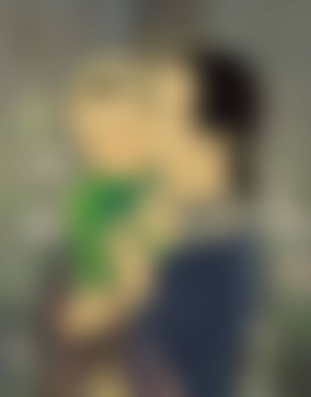 Mère et enfant, fond fleurs (preview)