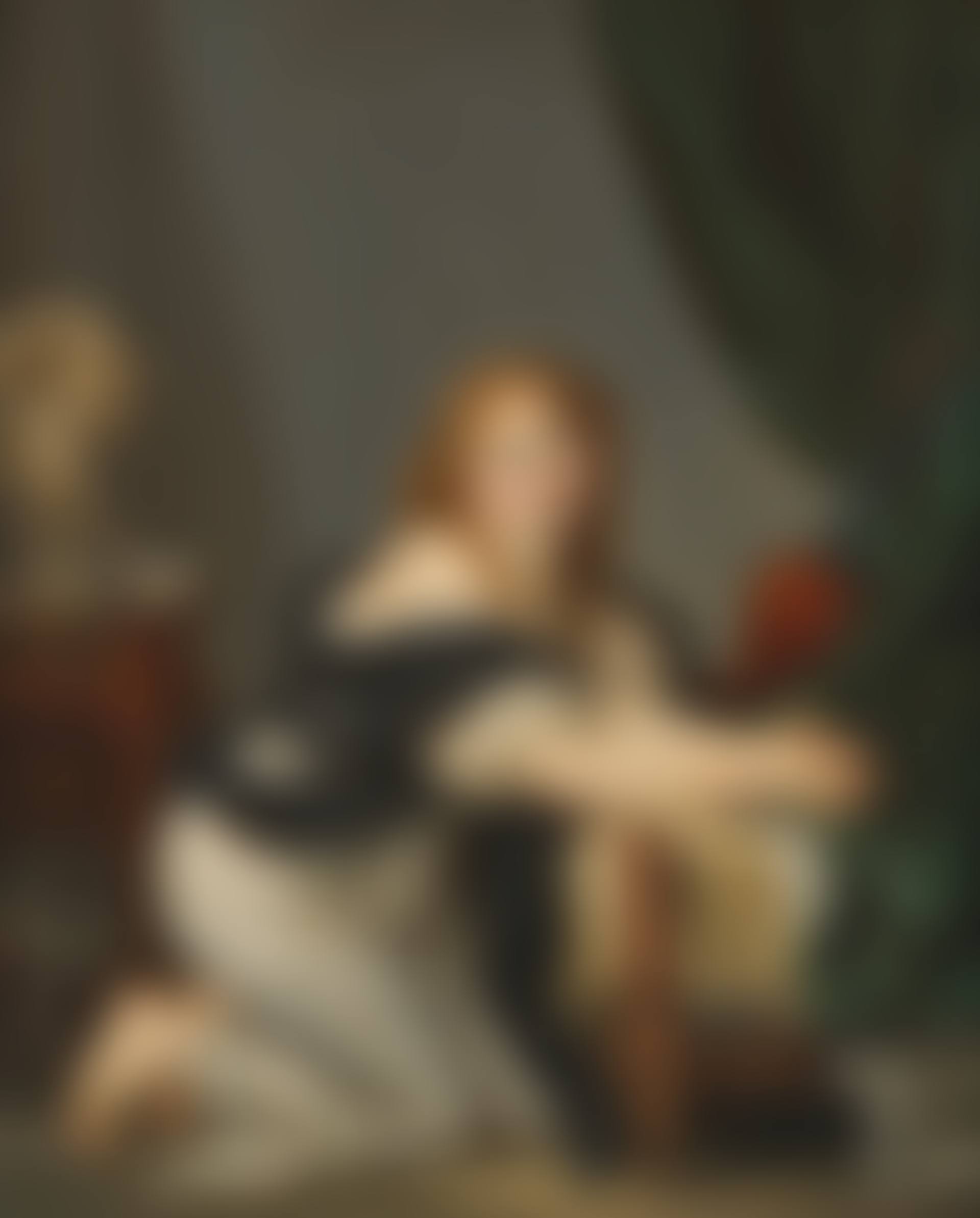 Une jeune fille en prière (preview)