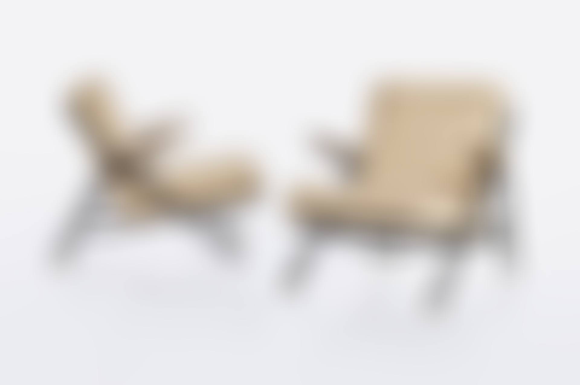 Pair of Rare "Sawback" Lounge Chairs (preview)