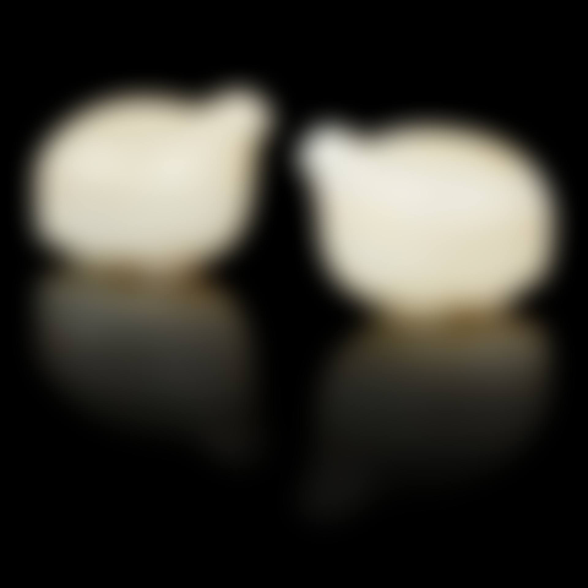 PAIRE DE BOITES COUVERTES EN FORME DE CAILLES EN JADE BLANC (preview)