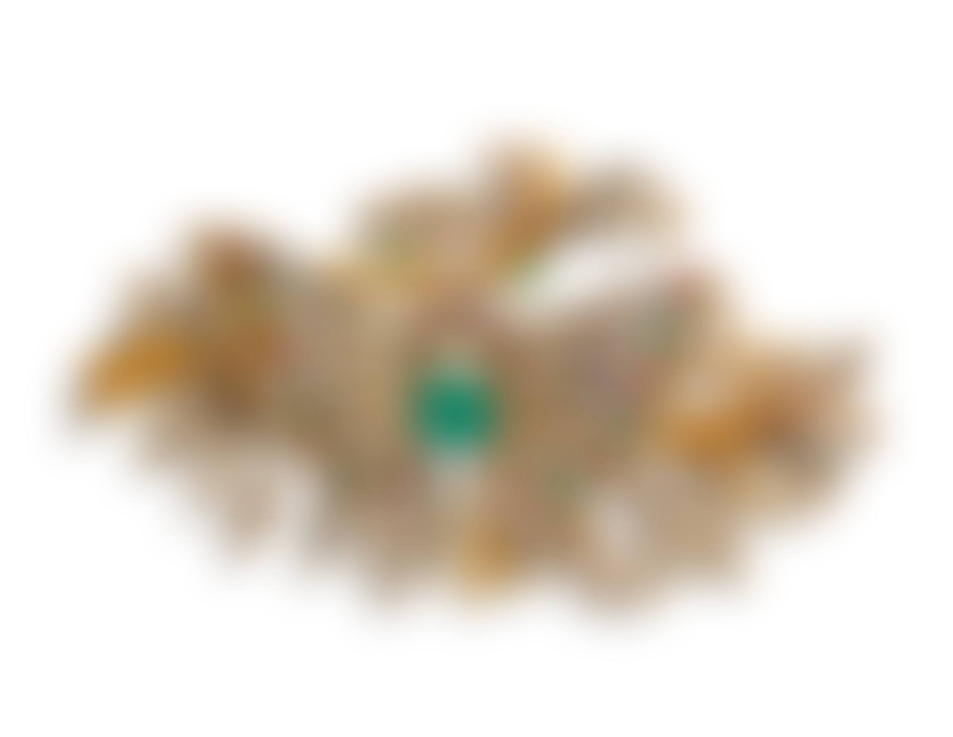 ANTIQUE EMERALD, DIAMOND AND ENAMEL BUTTERFLY BROOCH (preview)
