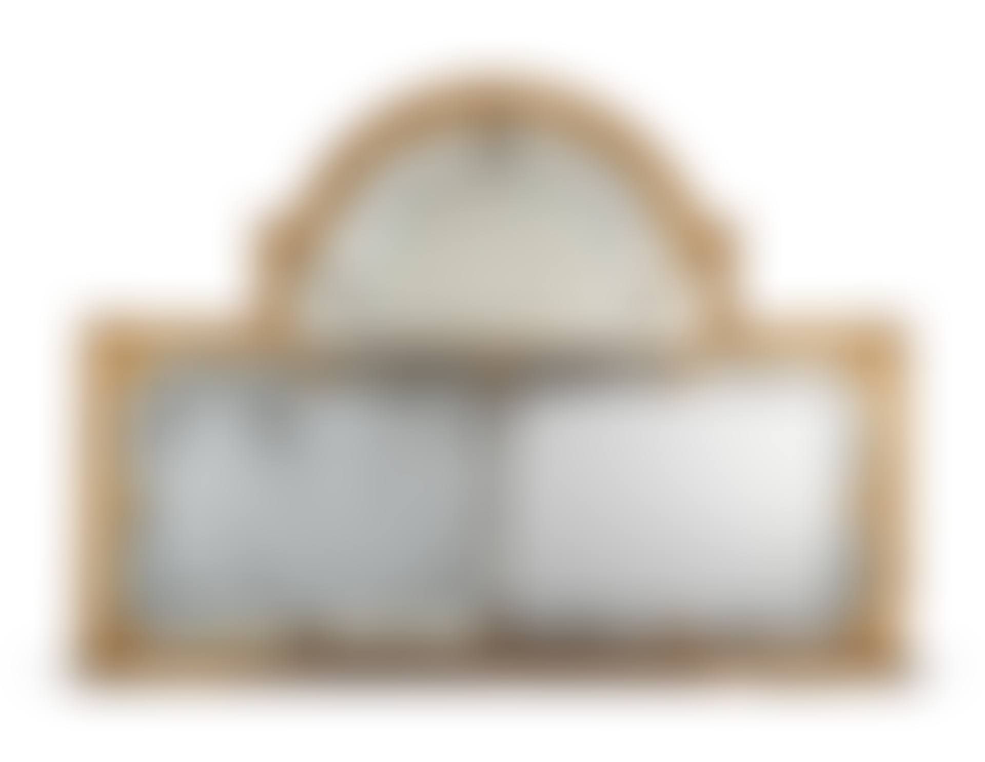 THE GLASS EARLY 18TH CENTURY AND LATER, INCORPORATED IN THE EARLY 20TH CENTURY INTO AN ARCHED GILT-COMPOSITION FRAME (preview)