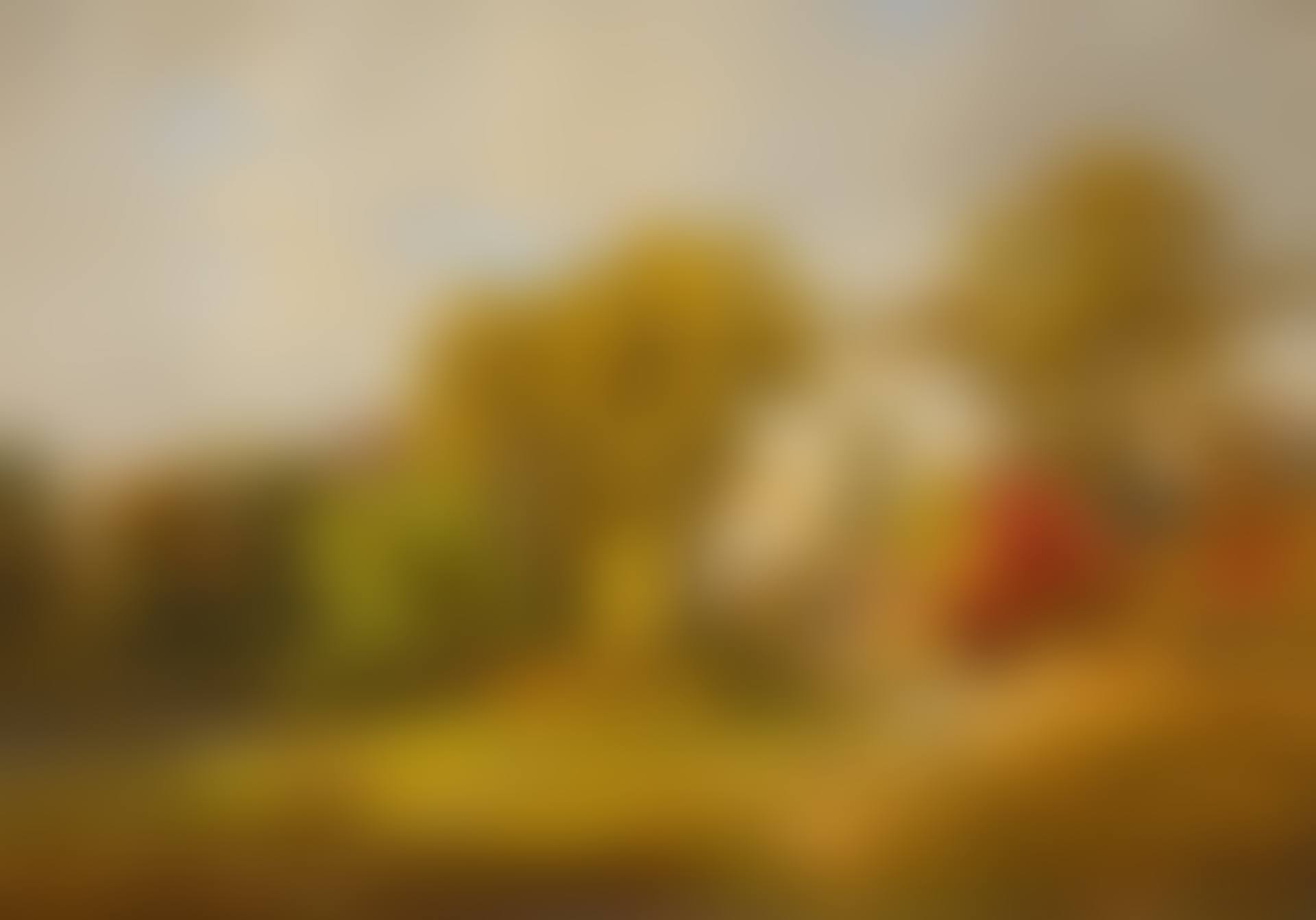 Autumn Landscape with Shepherd, Dog and Sheep (preview)