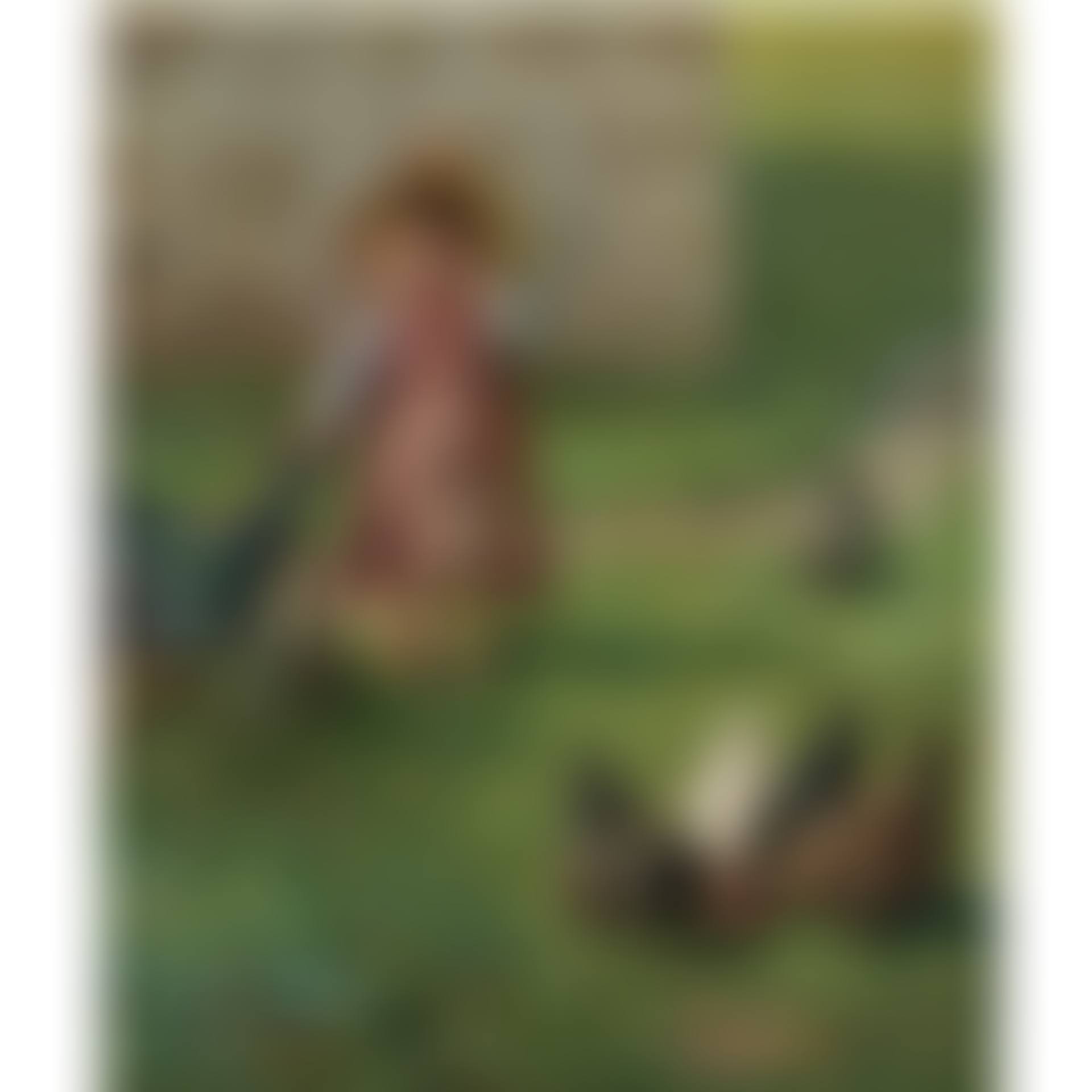 Young Girl In A Garden (preview)