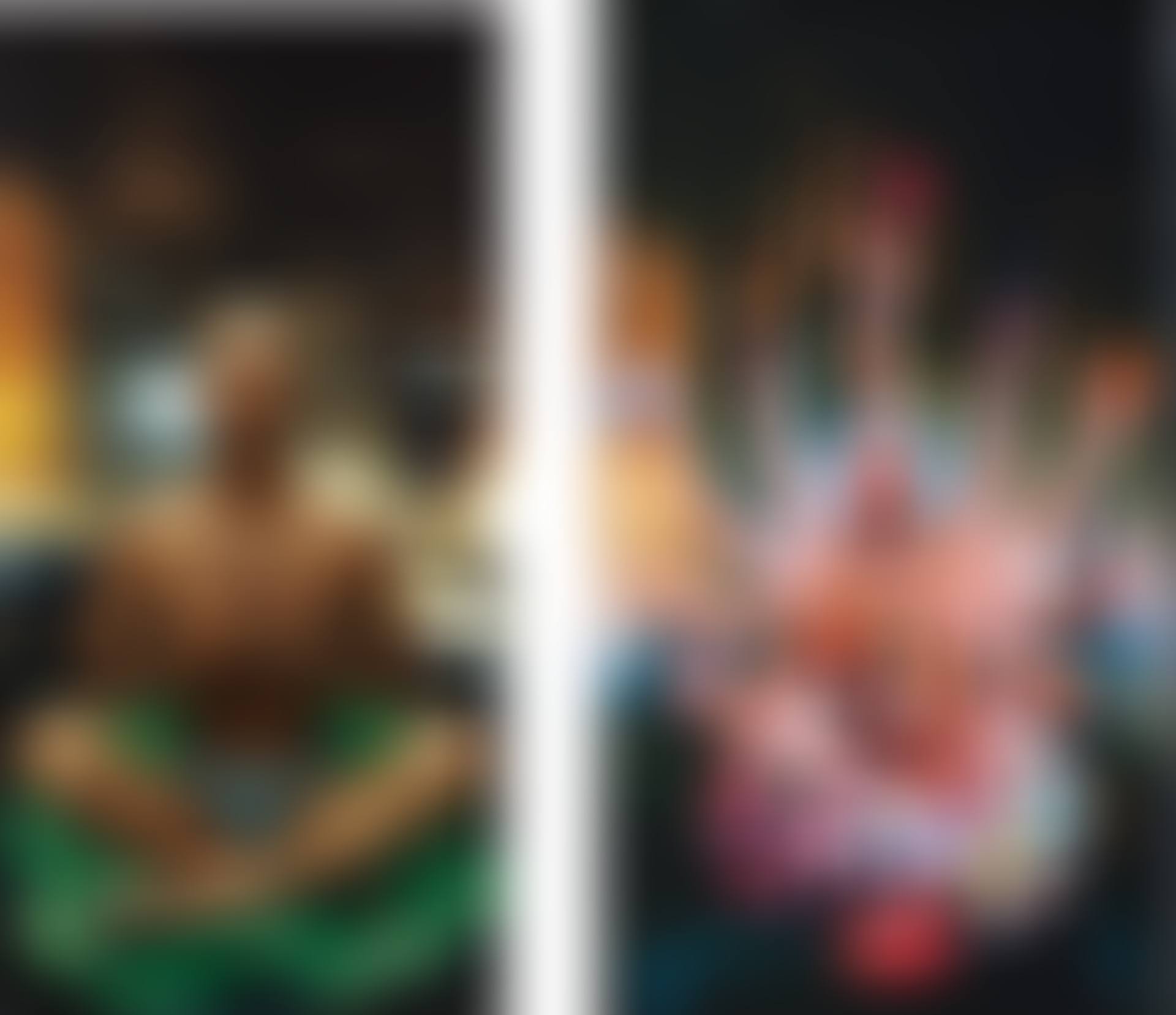 THINKER & REQUESTING BUDDHA NO. 1 (TWO WORKS) (preview)