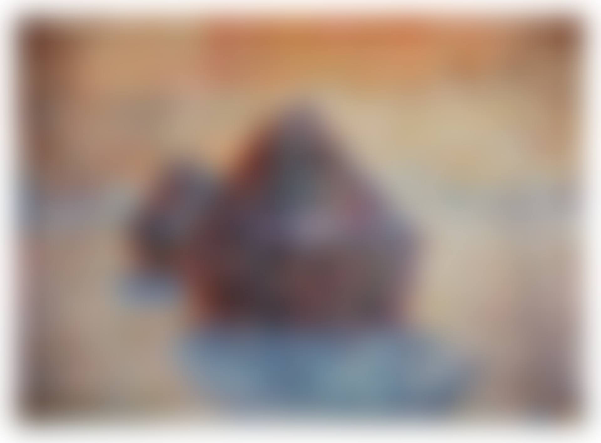 HAYSTACKS #5, AFTER MONET (PICTURES OF COLOR SERIES) (preview)