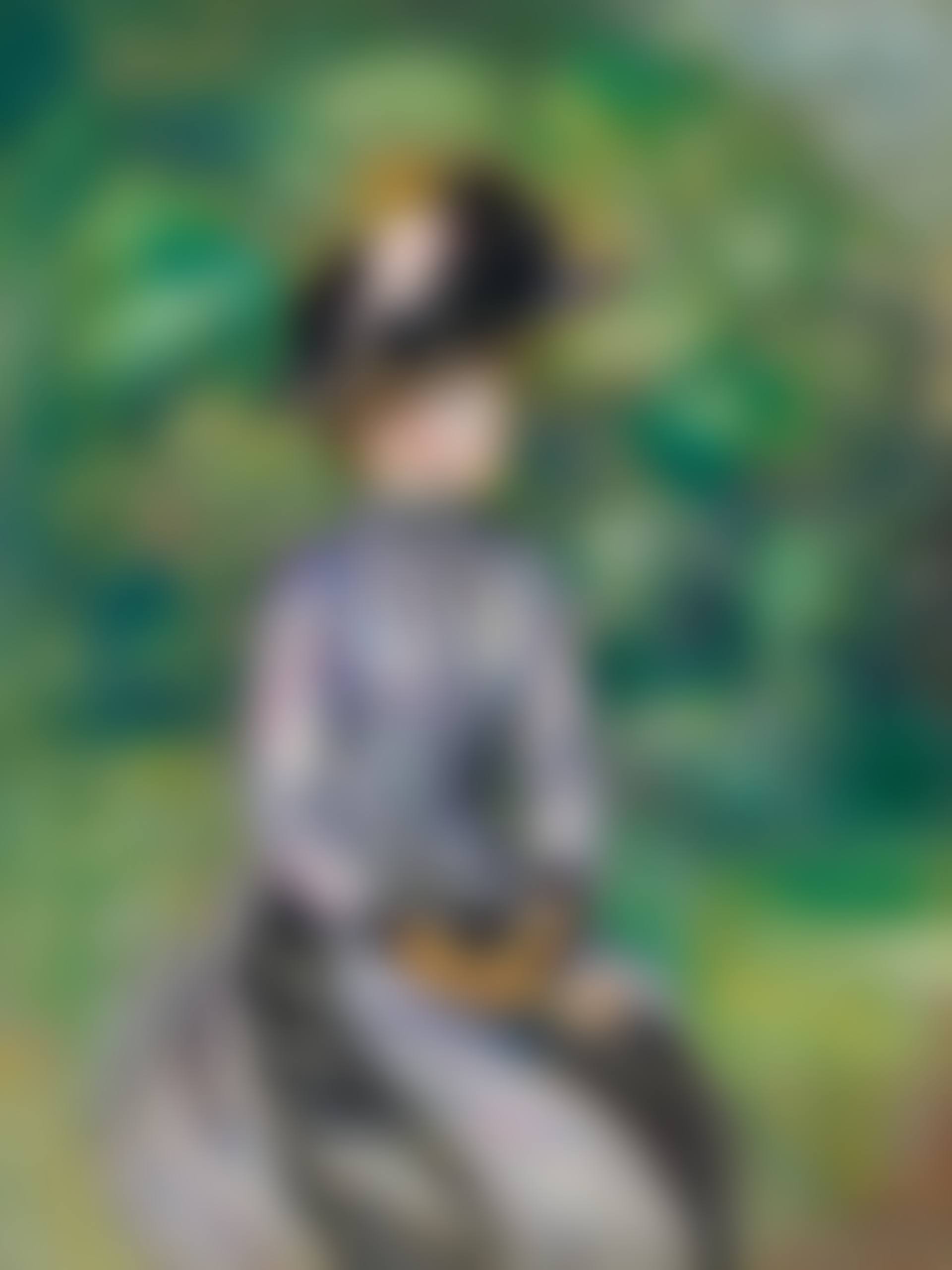 Femme assise, chapeau noir (preview)
