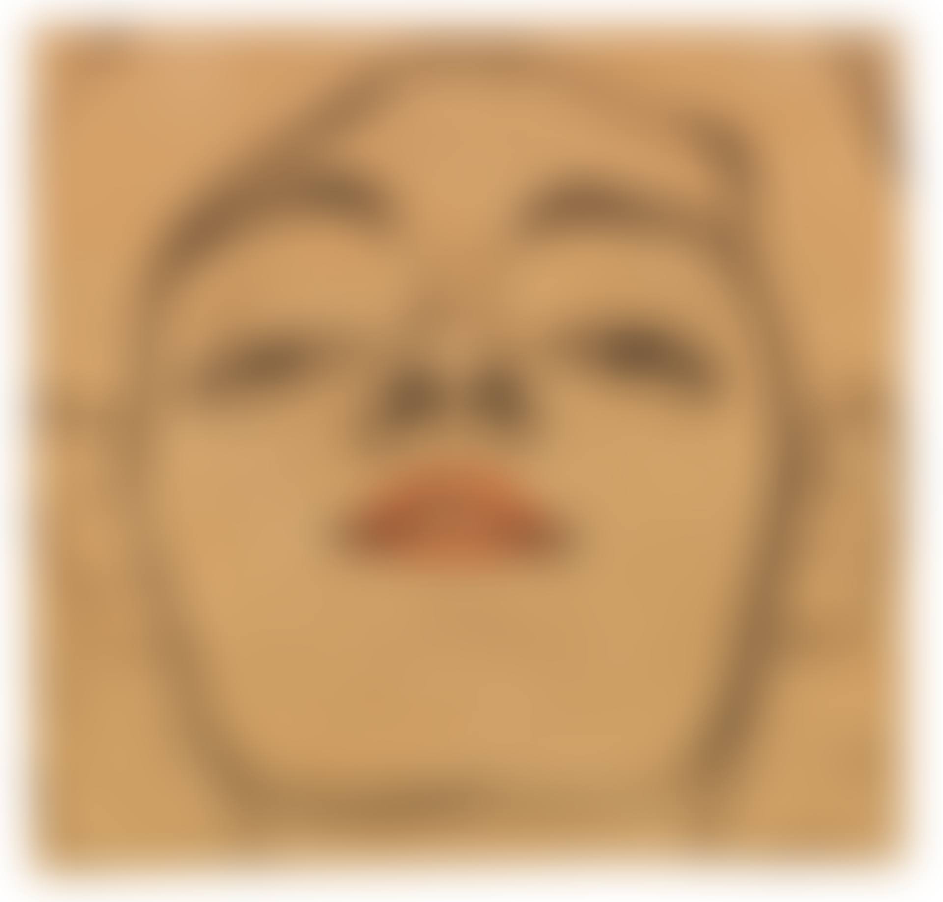 Kopf einer jungen Frau, von unten gesehen (preview)