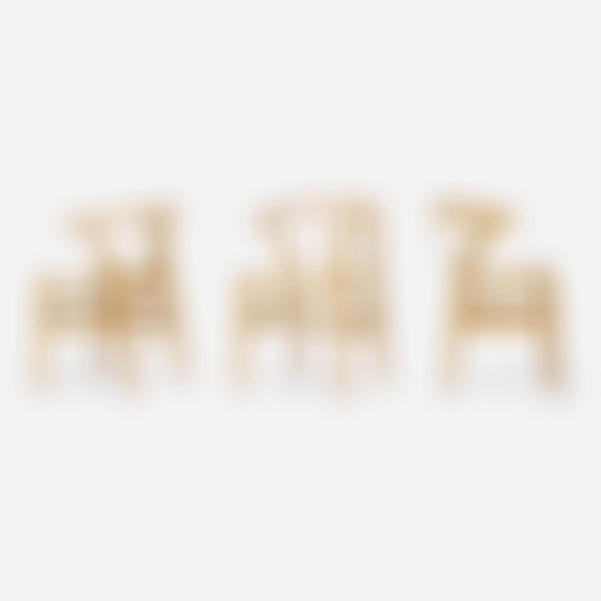 Wishbone chairs, set of three (preview)