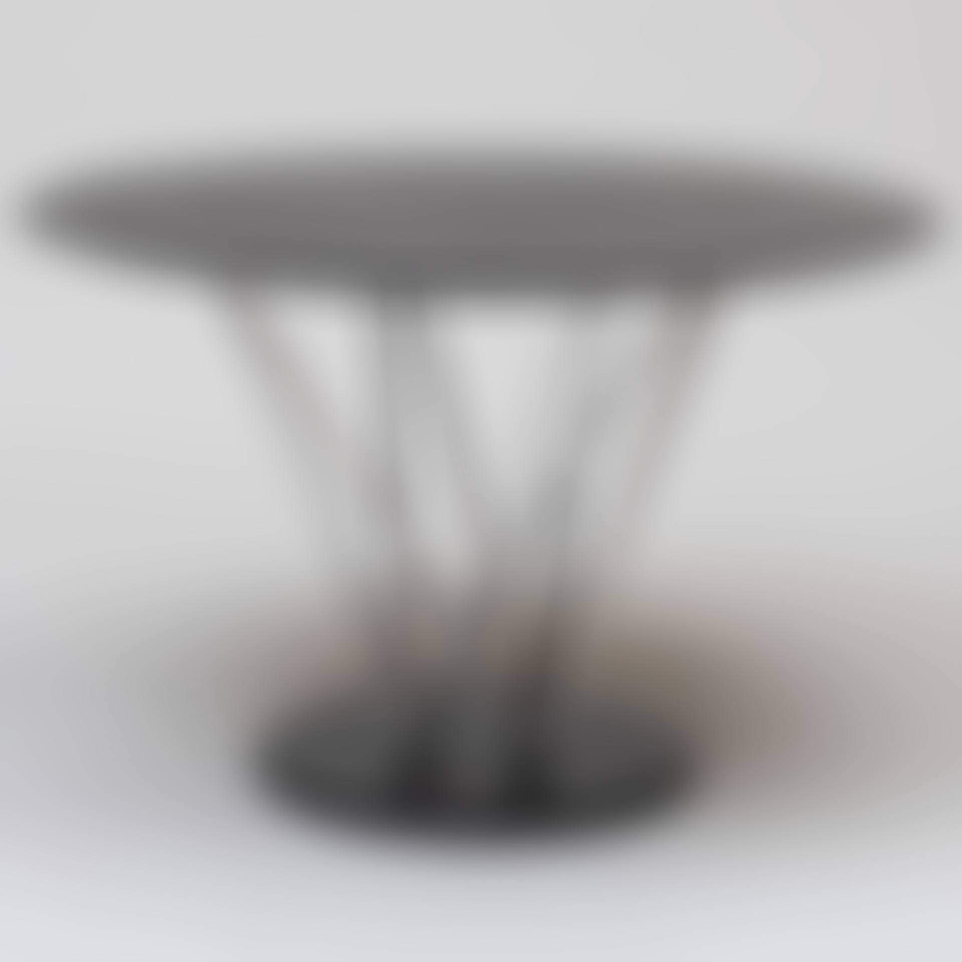 Ebonized Wood, Chrome and Granite 'Cyclone' Style Table (preview)
