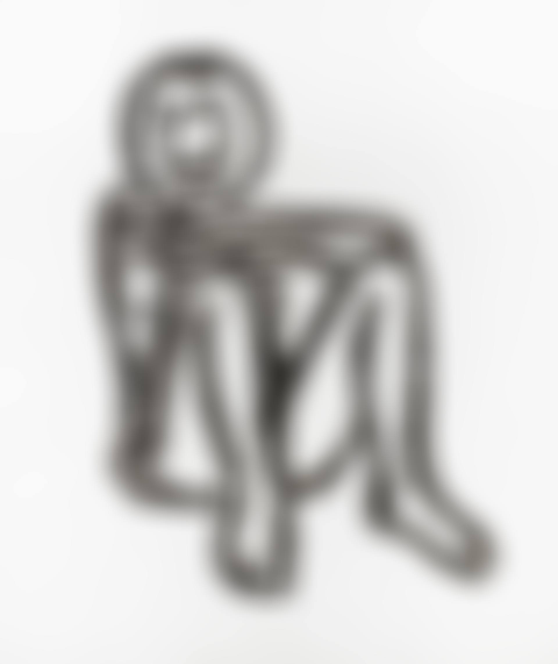 Monica Sitting Elbows on Knees, from Brooklyn Academy of Music Artists Print Portfolio III (preview)