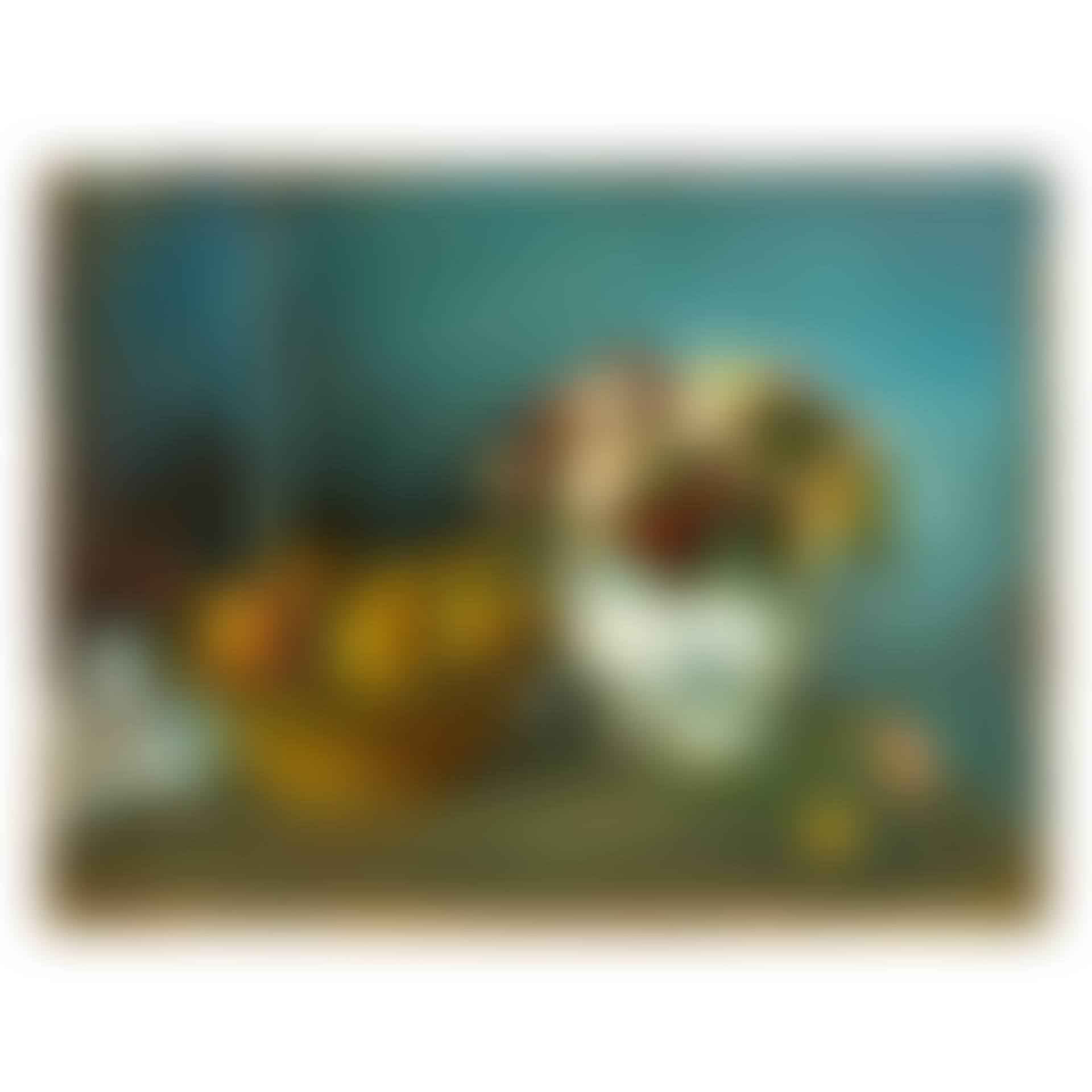 Nature morte aux poires et fleurs (preview)