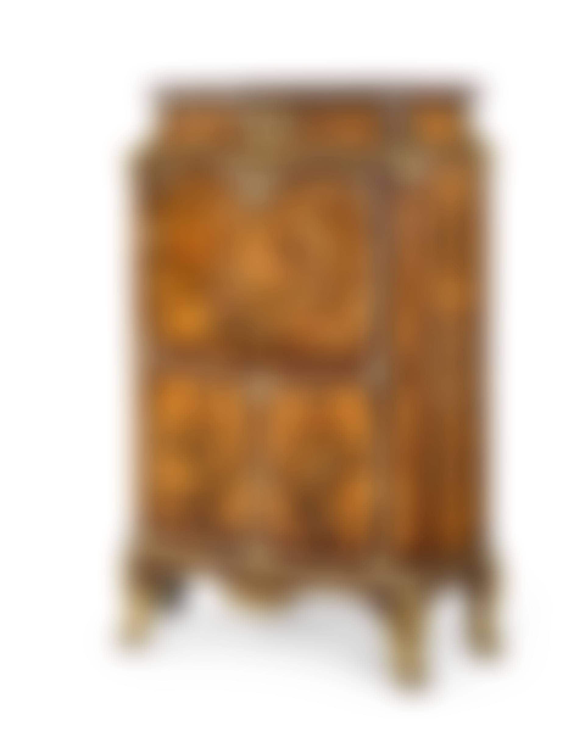 A LOUIS XV ORMOLU-MOUNTED AMARANTH, BOIS SATINE, BURR-ELM, KINGWOOD, TULIPWOOD AND MARQUETRY SECRETAIRE A ABATTANT (preview)