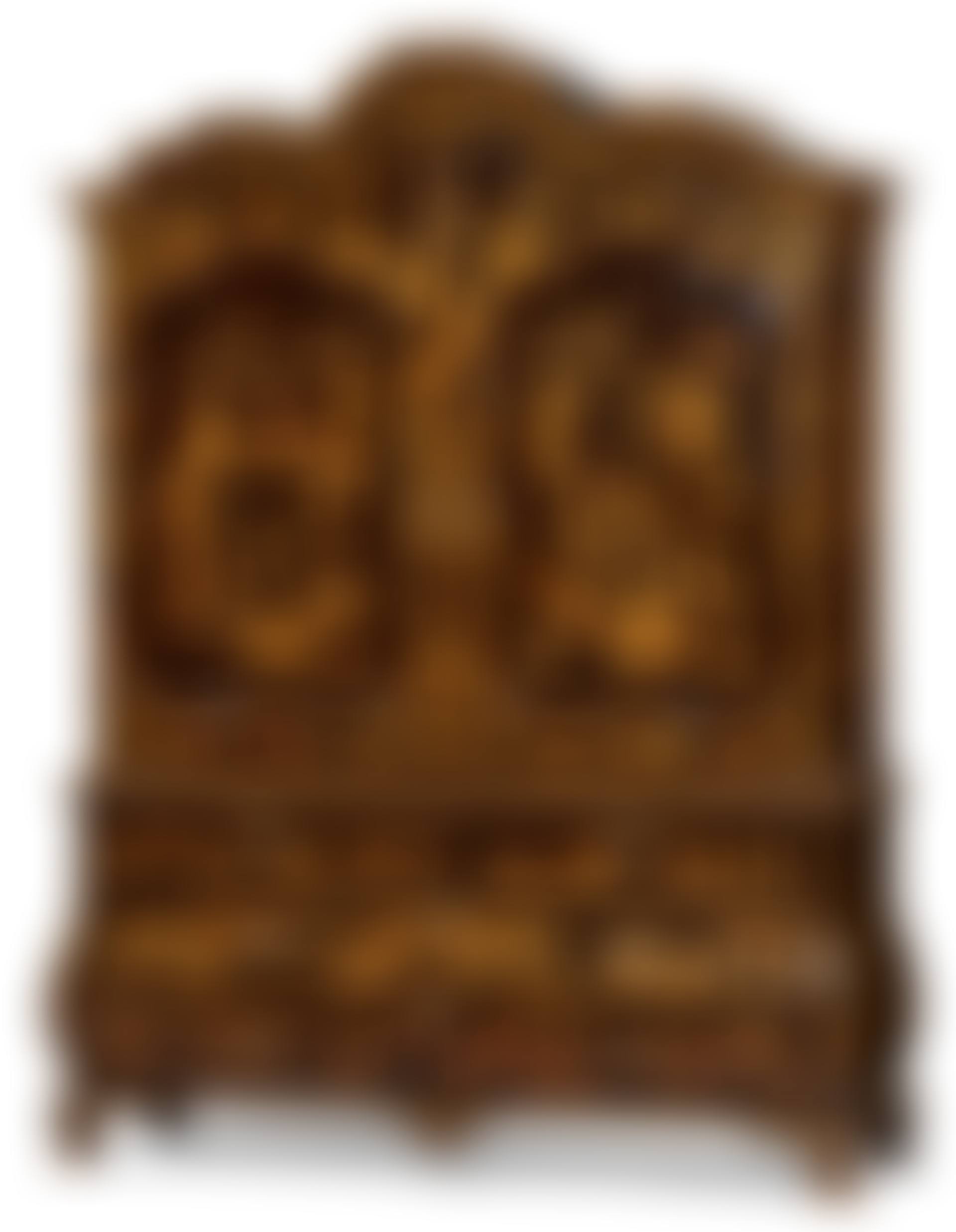 A DUTCH BLACK-AND-GILT JAPANNED LINEN PRESS (preview)