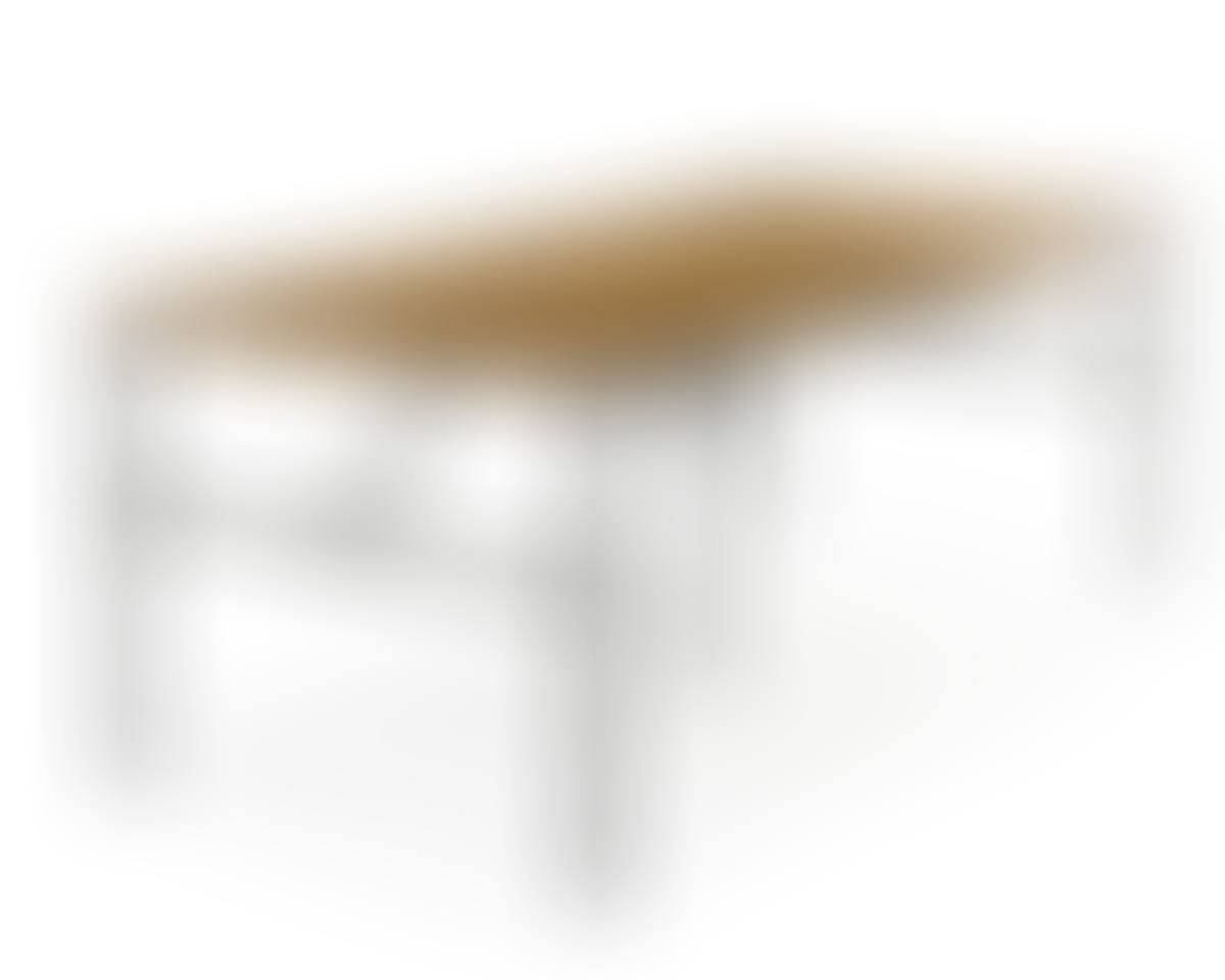 A wood and metal rectangular table (preview)