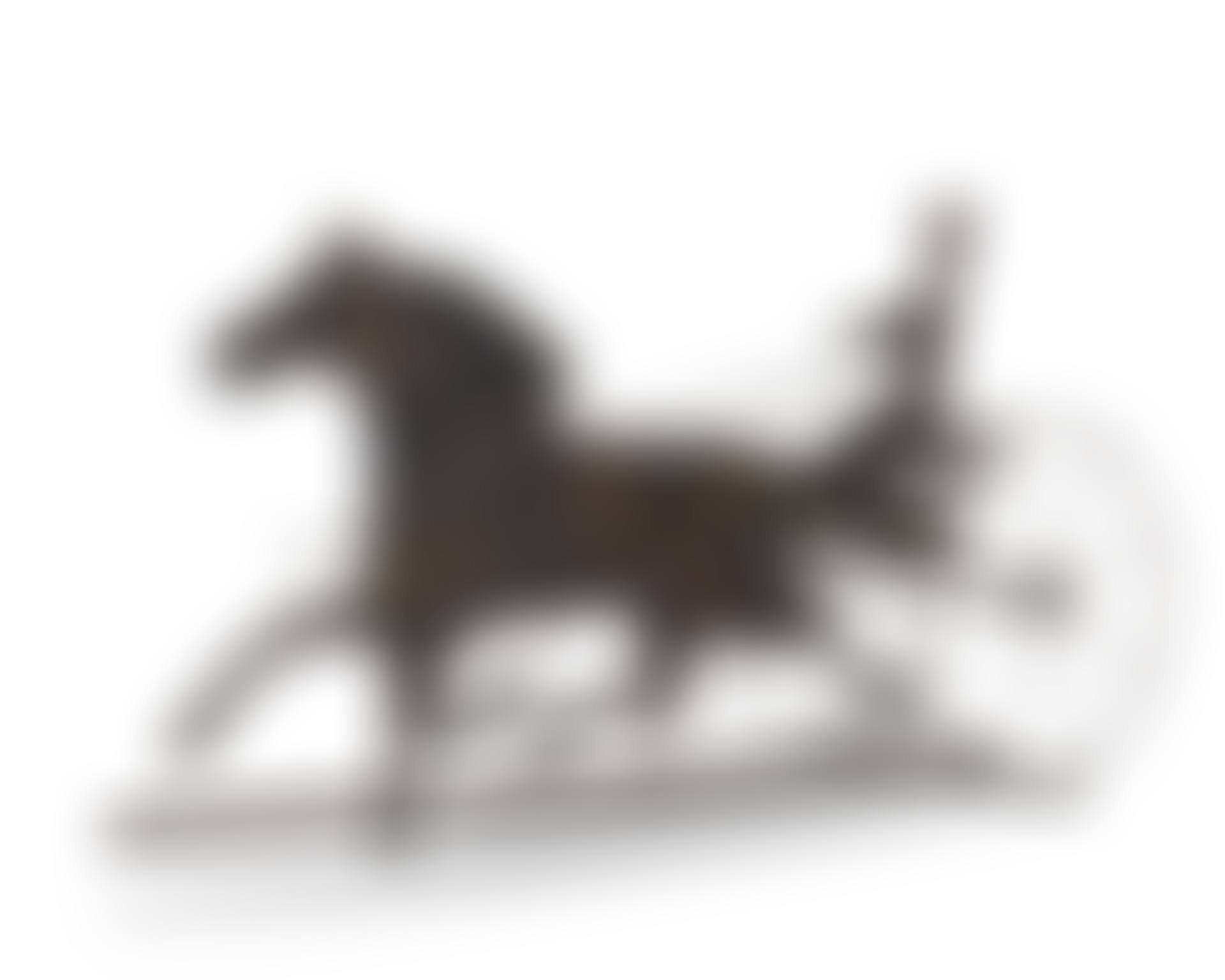 A copper horse and sulky weathervane (preview)