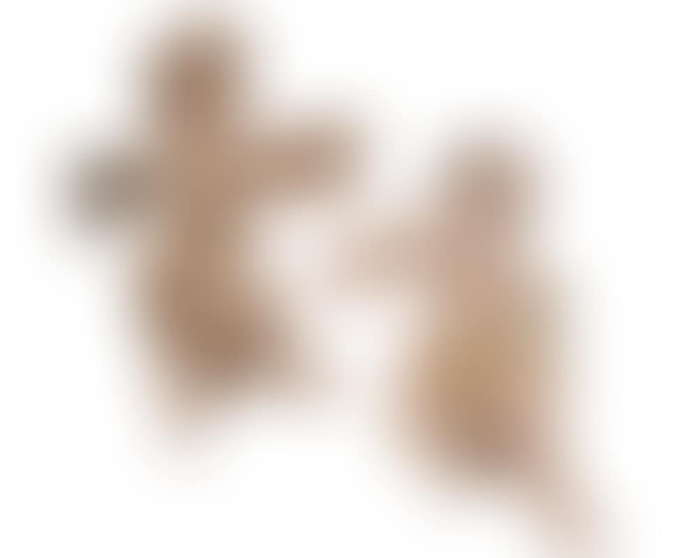 A pair of carved wood putti (preview)