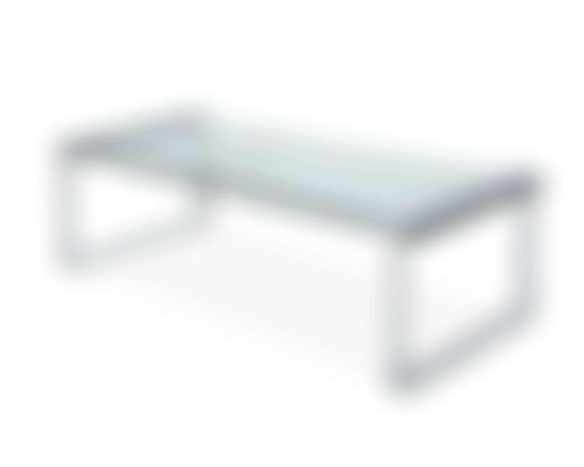 A Milo Baughman-style glass and chrome cocktail table (preview)