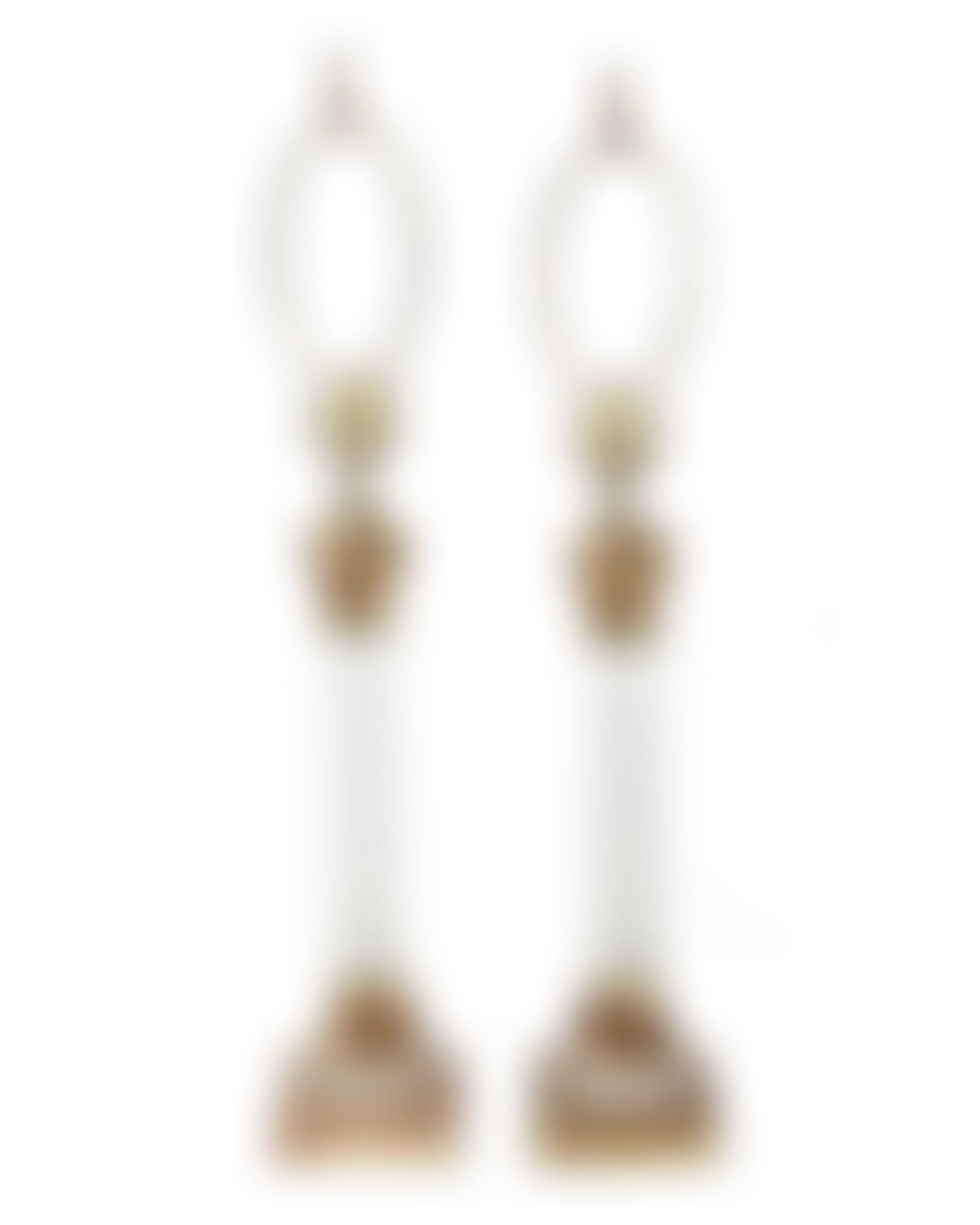A pair of glass and gilt-metal table lamp bases (preview)