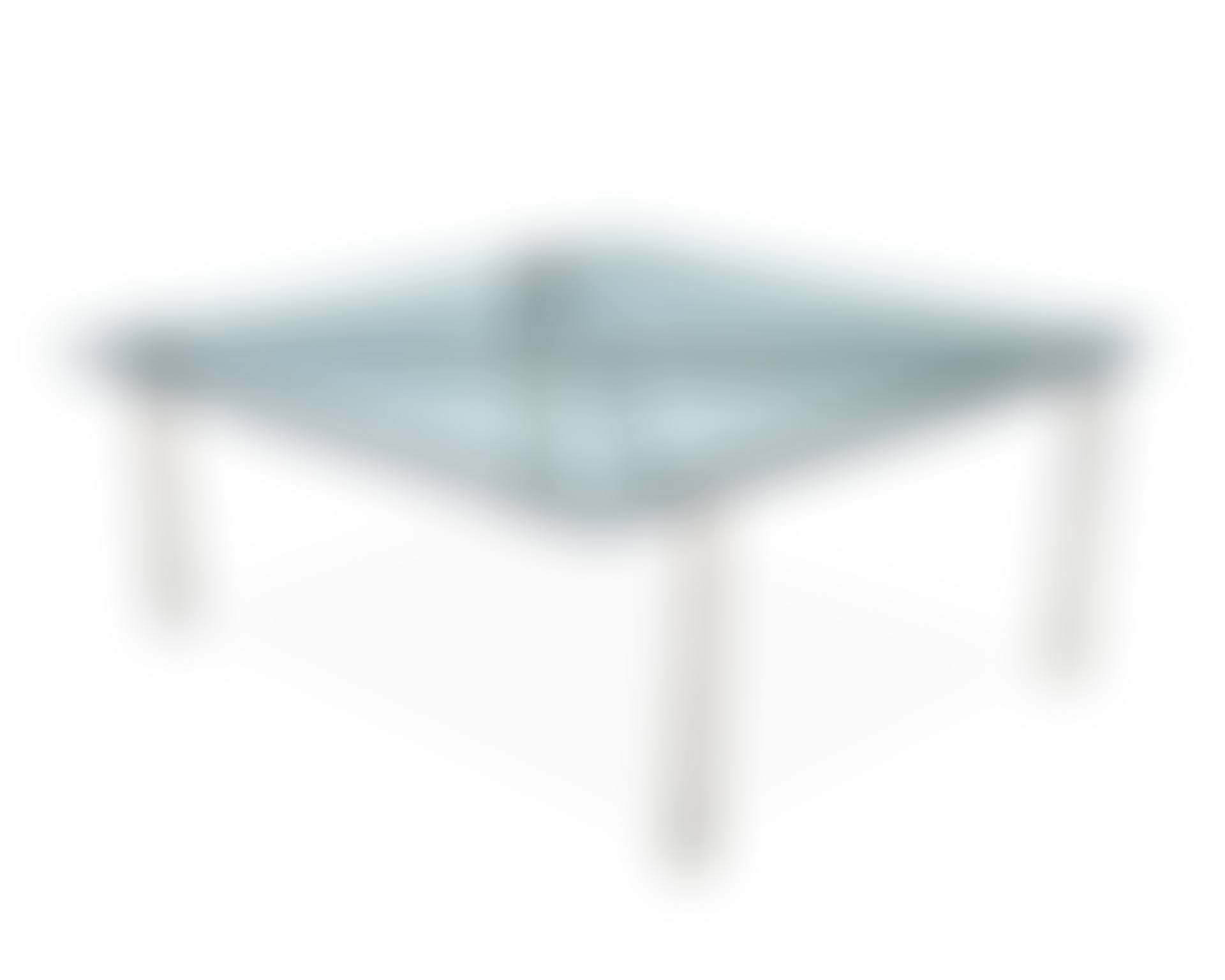 A Milo Baughman-style chrome and glass cocktail table (preview)