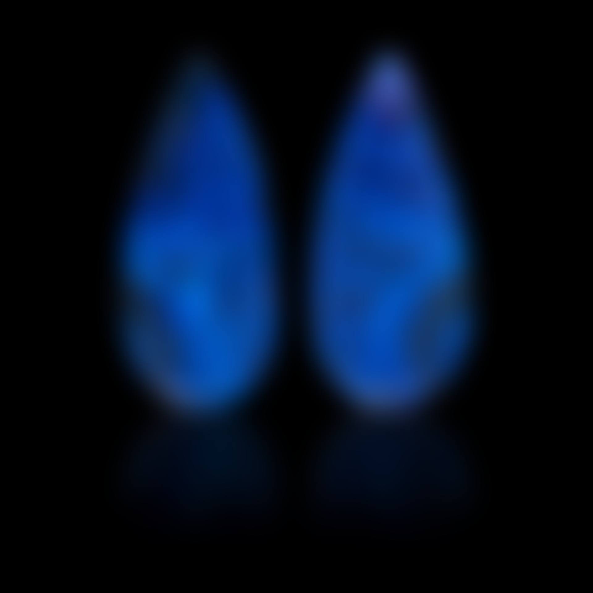 PAIR OF DROP-SHAPED BLACK OPALS--A "SPLIT" (preview)