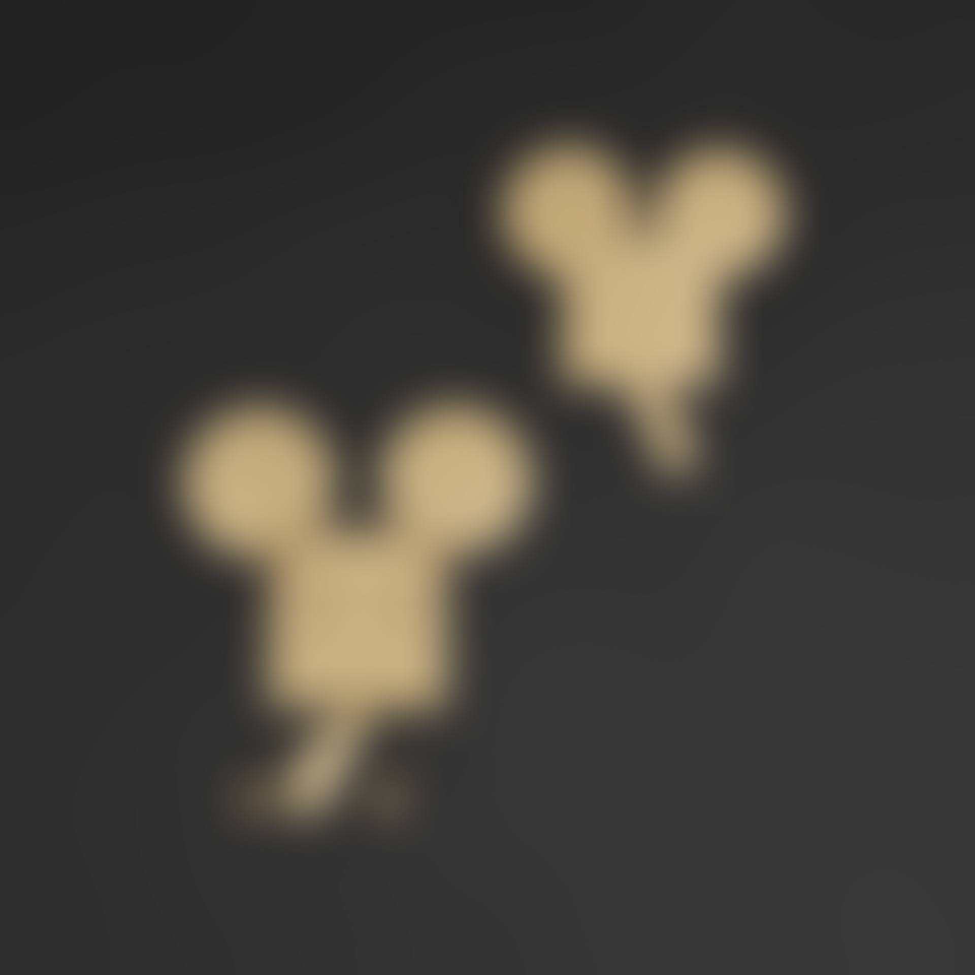 'Geometric Mouse' pendants (preview)
