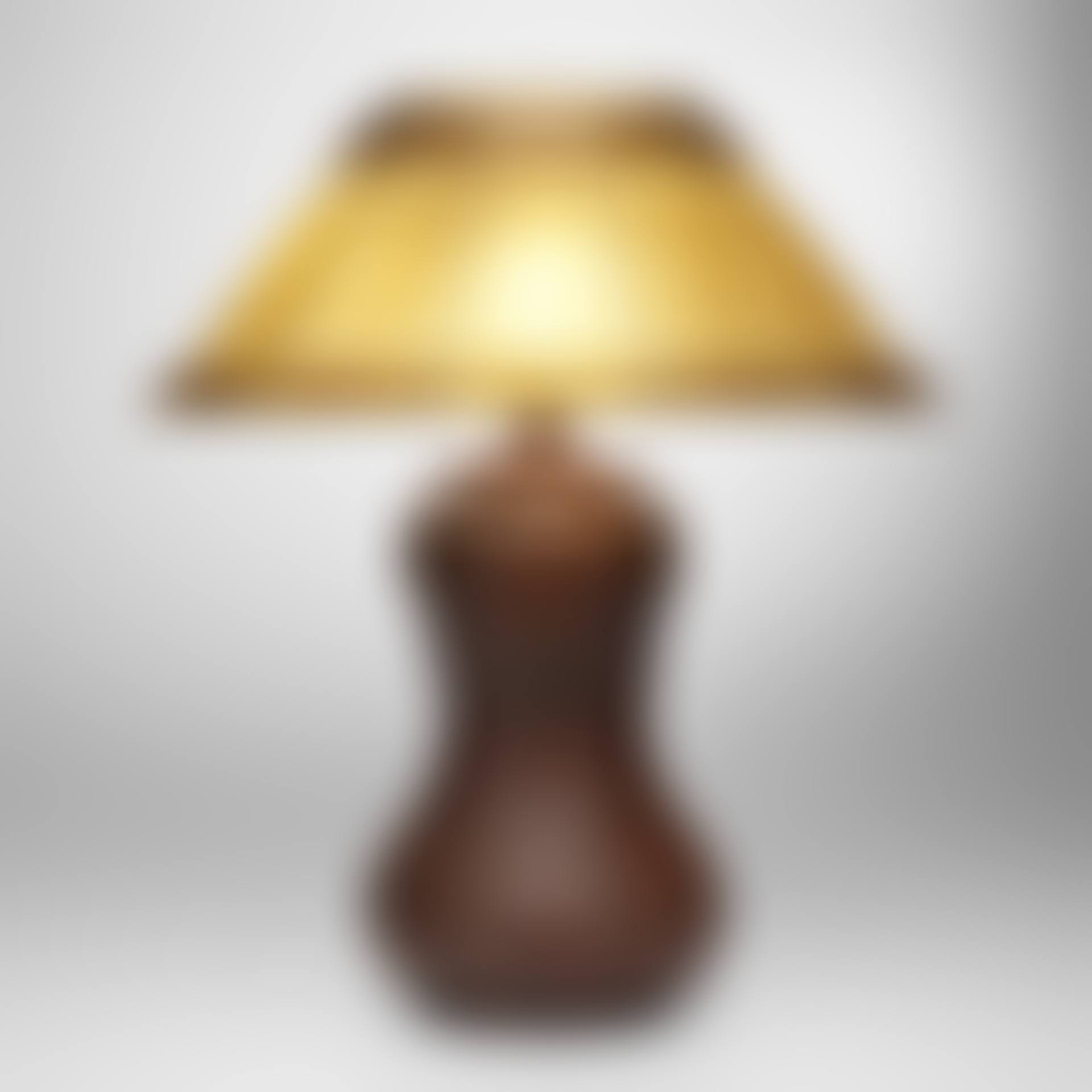 Linenfold table lamp with Favrile Bronze Pottery base (preview)