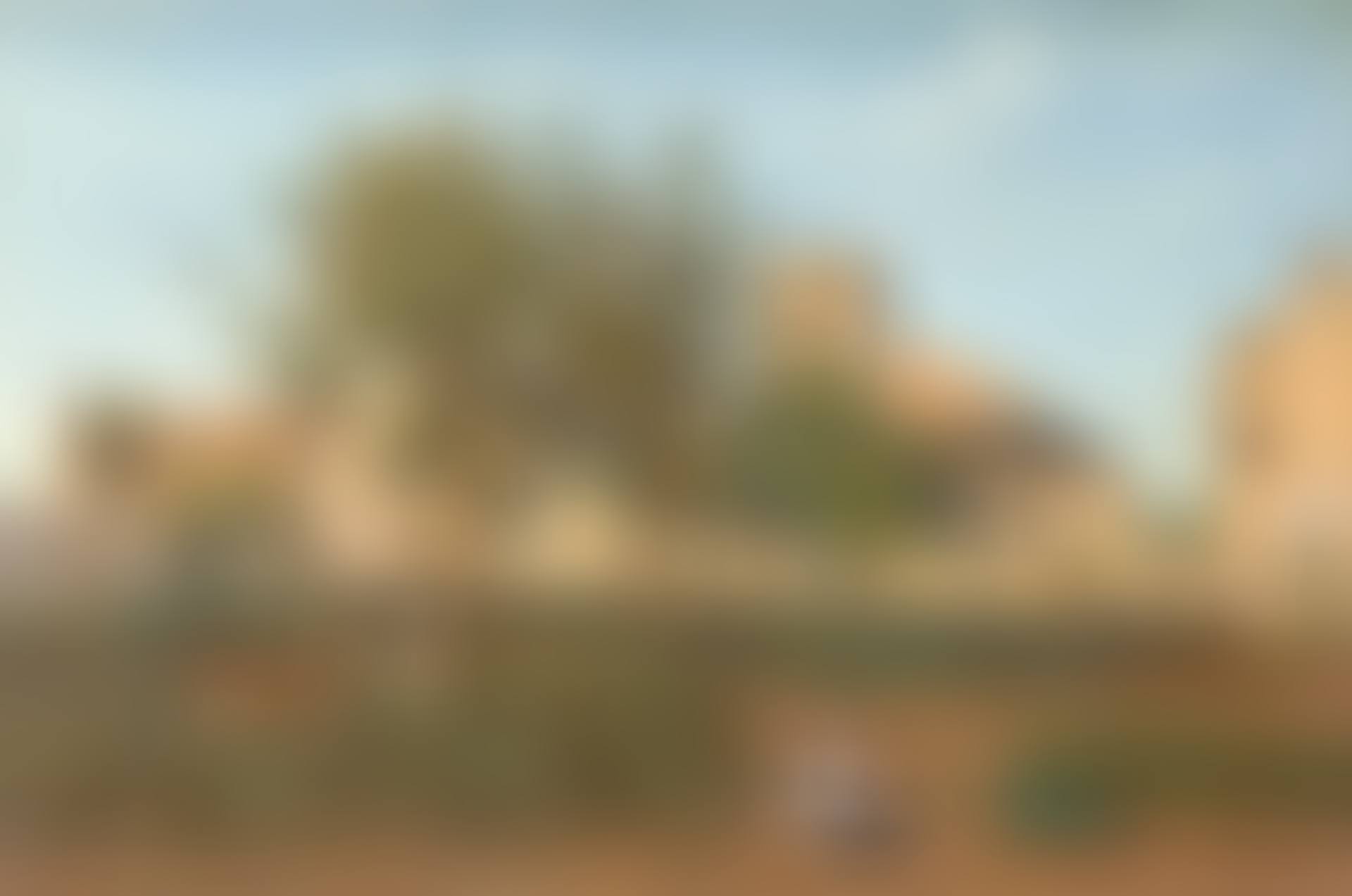 Rosny (Seine-et-Oise), l'église du village, vue prise du verger de Mme Osmond  (preview)