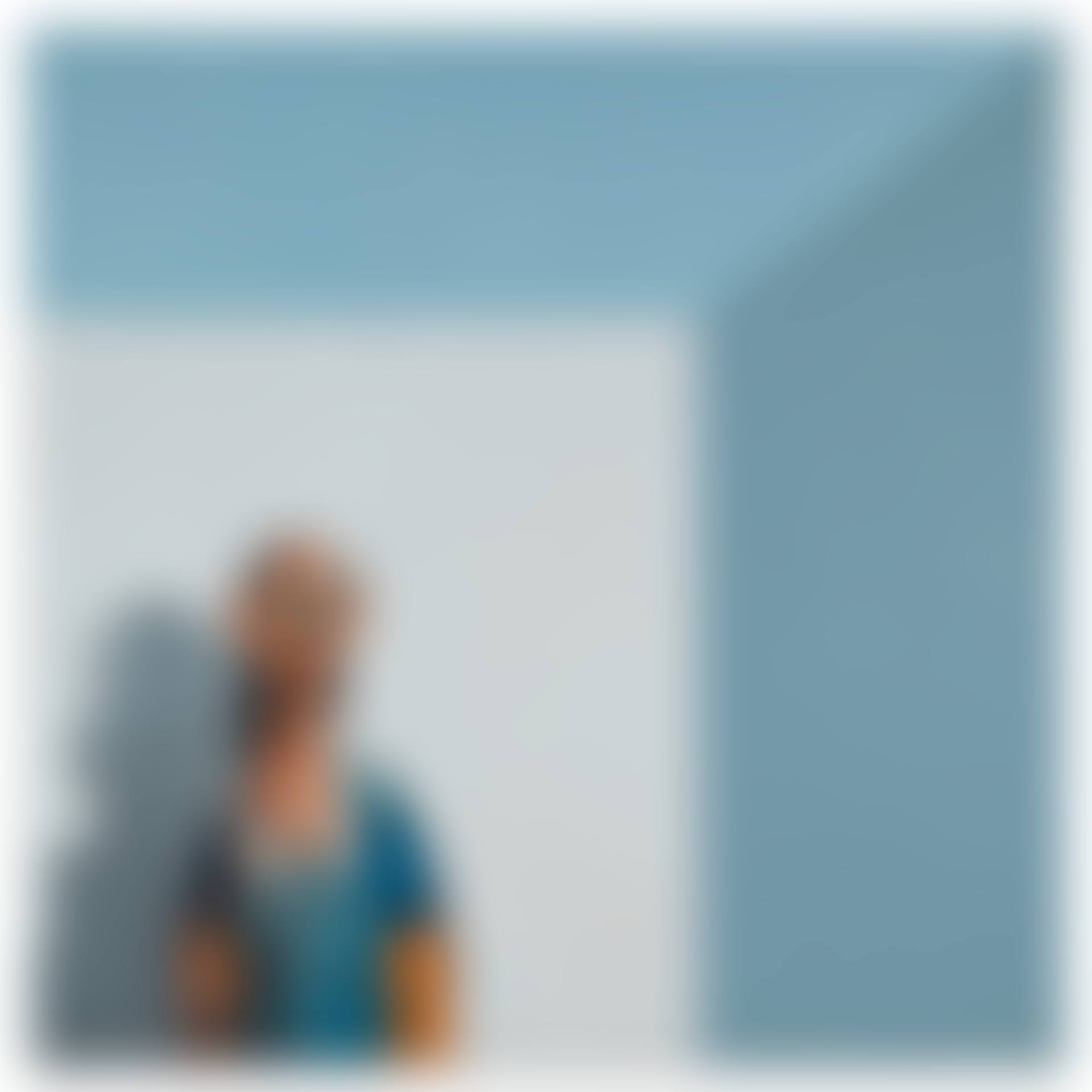 Existential Traveler (Girl in Blue Box) (preview)