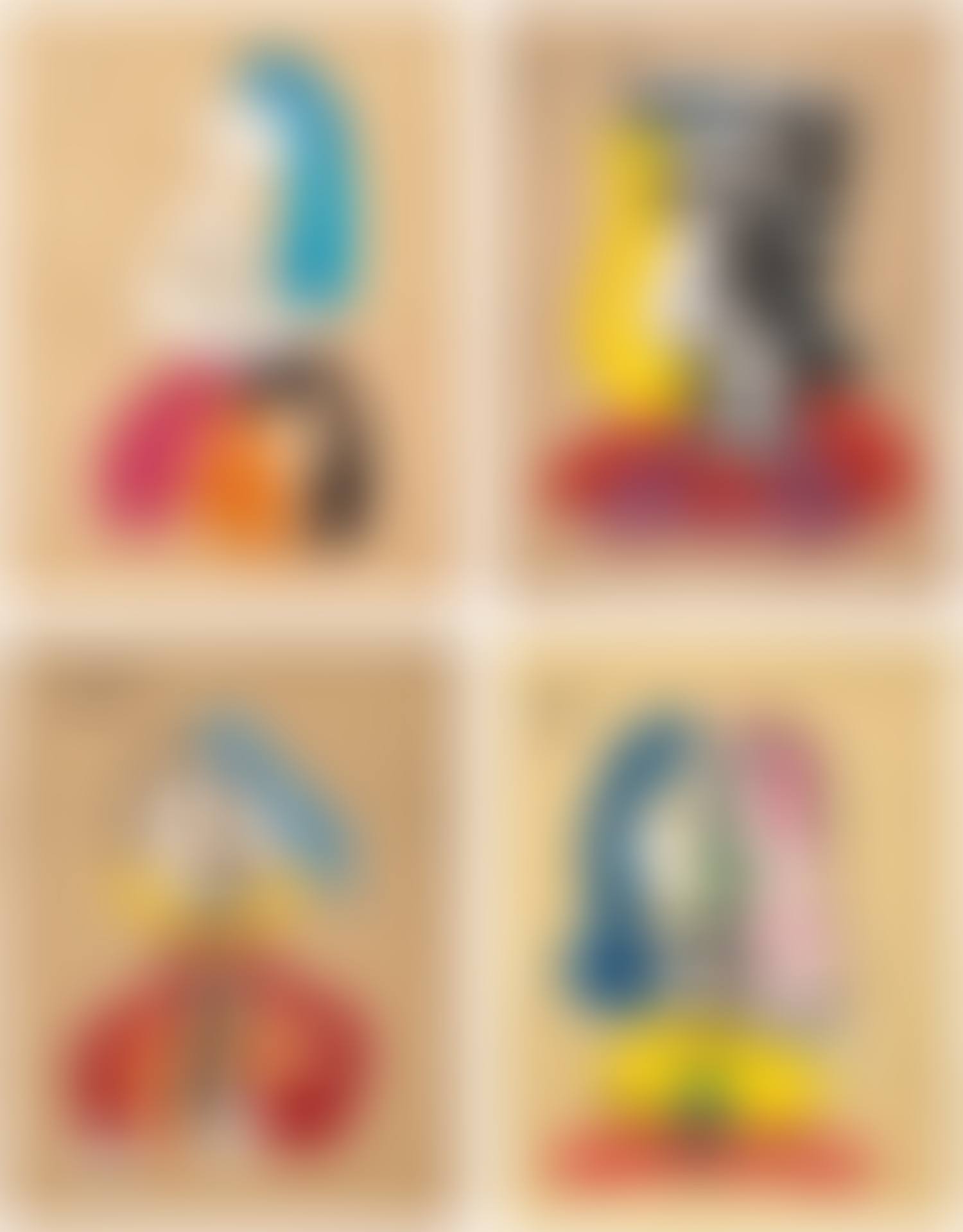 Portraits imaginaire (Imaginary Portraits): four plates (preview)