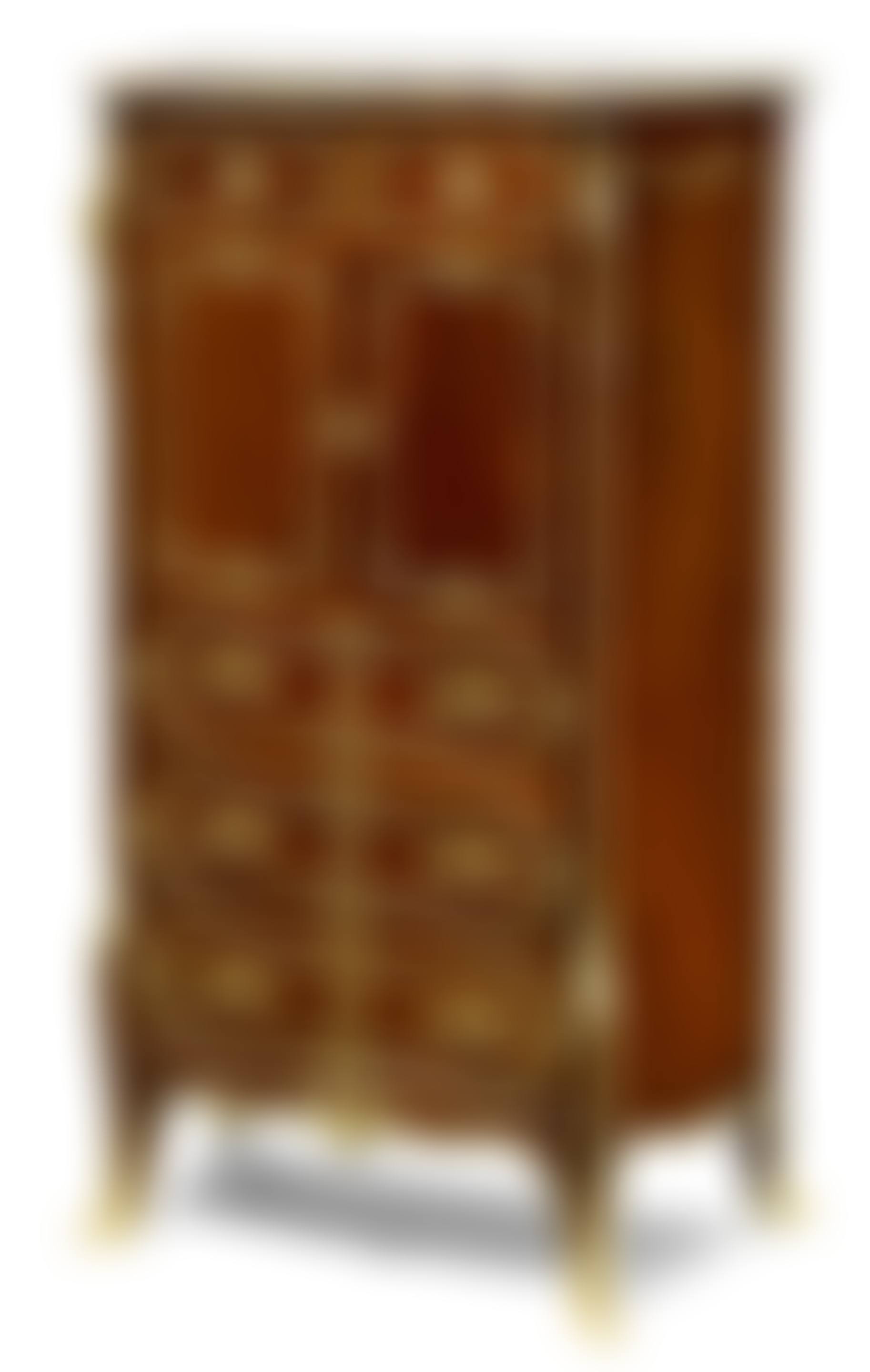 A Louis XV style gilt bronze mounted mahogany cabinet (preview)