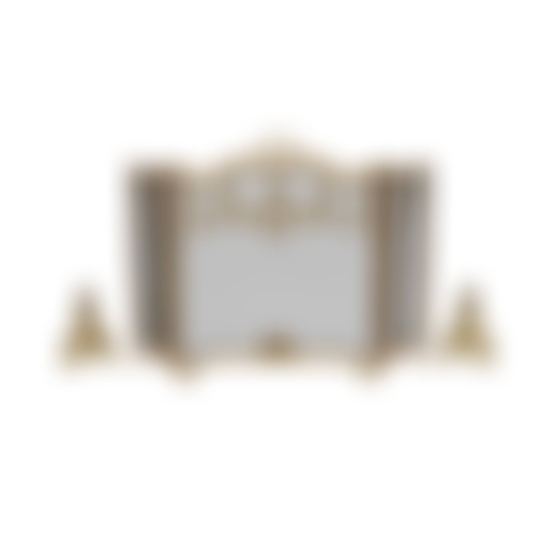 A GROUP OF GILT BRONZE FIREPLACE ACCESSORIES (preview)