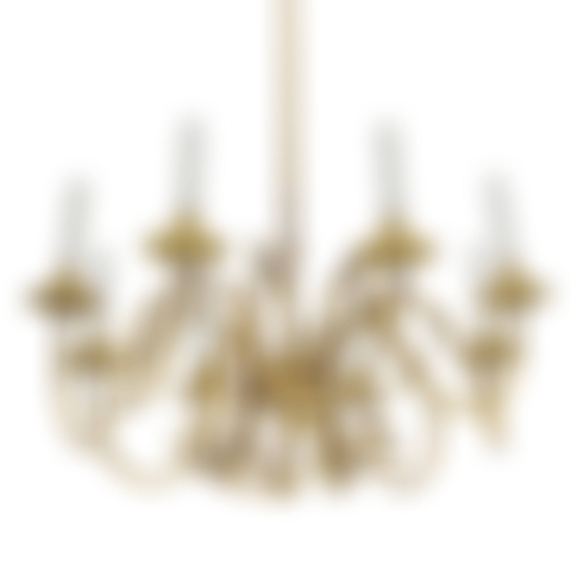 A Grag Studios Patinated Metal Eight Light Chandelier (preview)