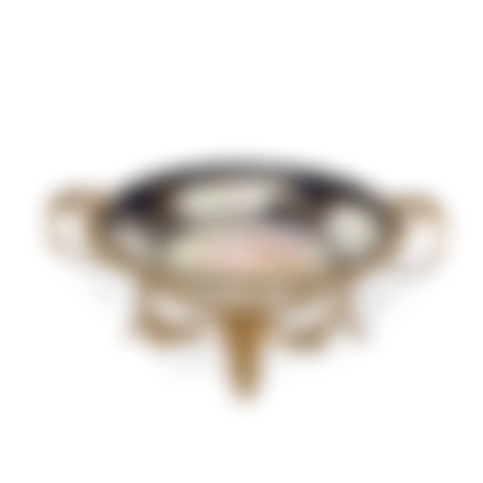 A late 19th/early 20th century French gilt bronze mounted porcelain plate (preview)