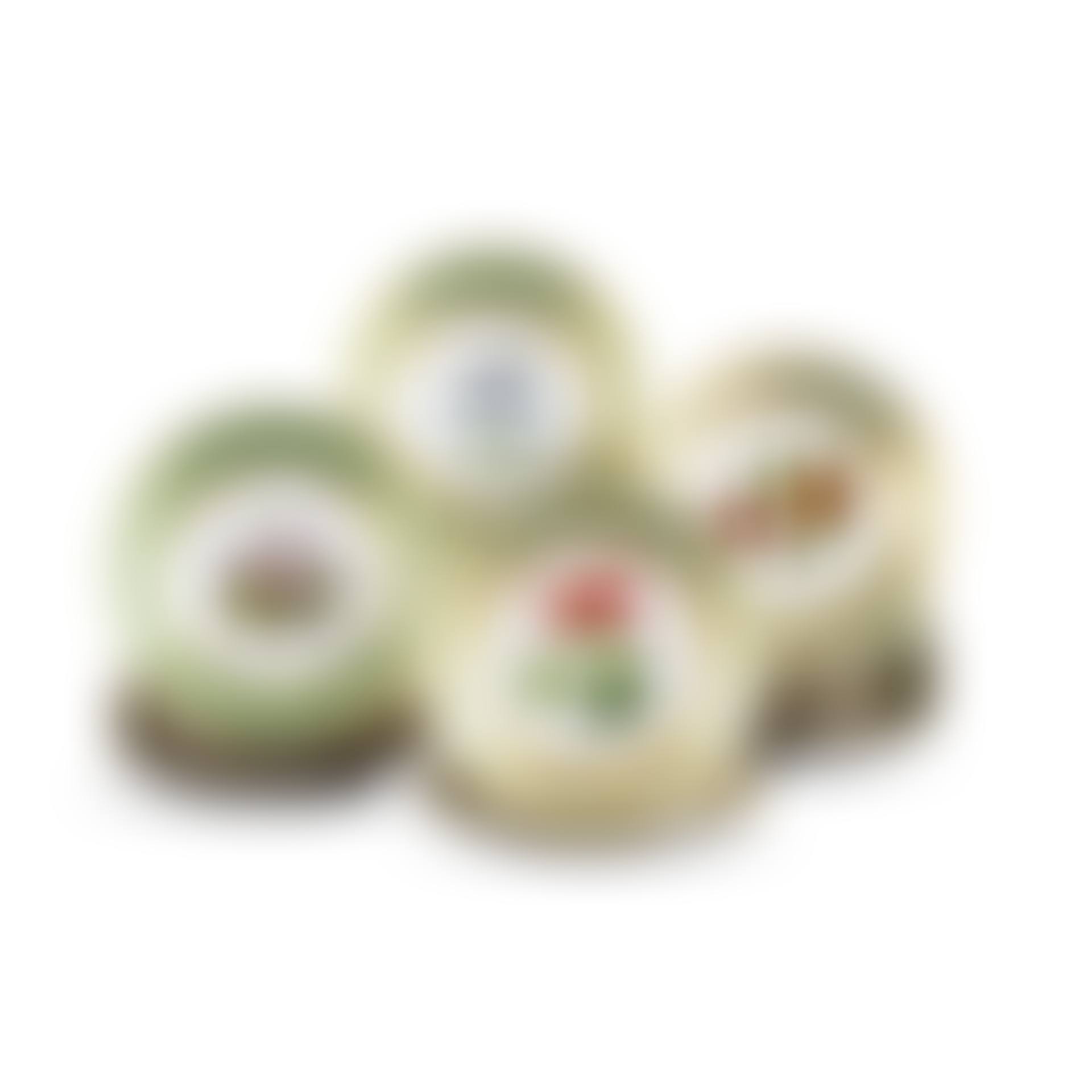 Twenty-six Paris porcelain (Honoré and Dagoty manufactories) green-ground dessert plates, circa (preview)
