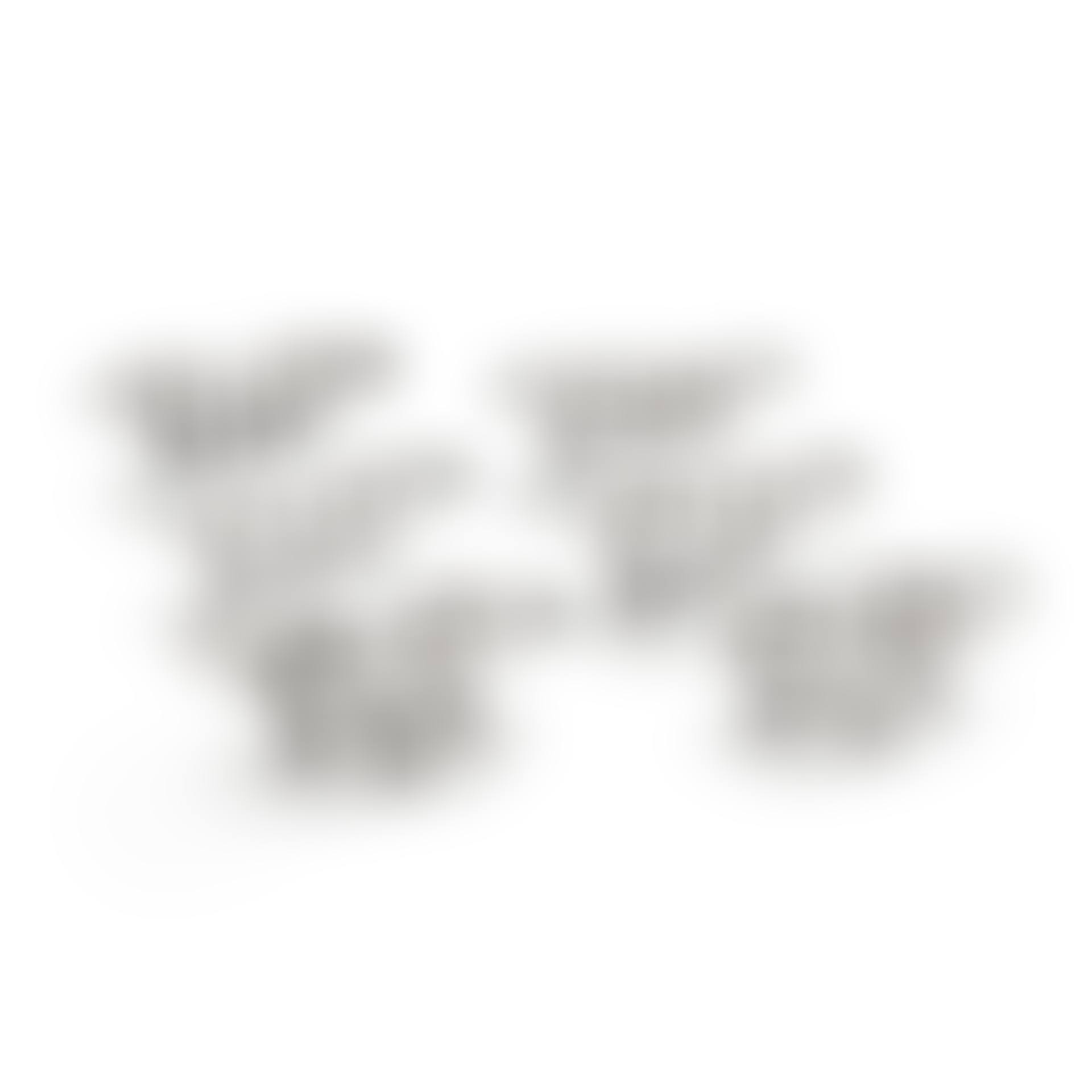 A set of six silver double salt cellars, four by Henry Auguste (preview)