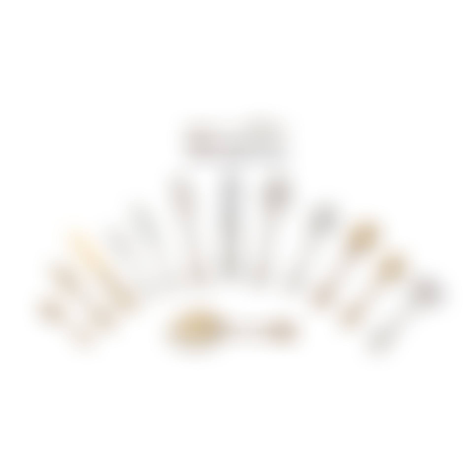 A 228-piece parcel-gilt silver Meissonier-design flatware set (preview)