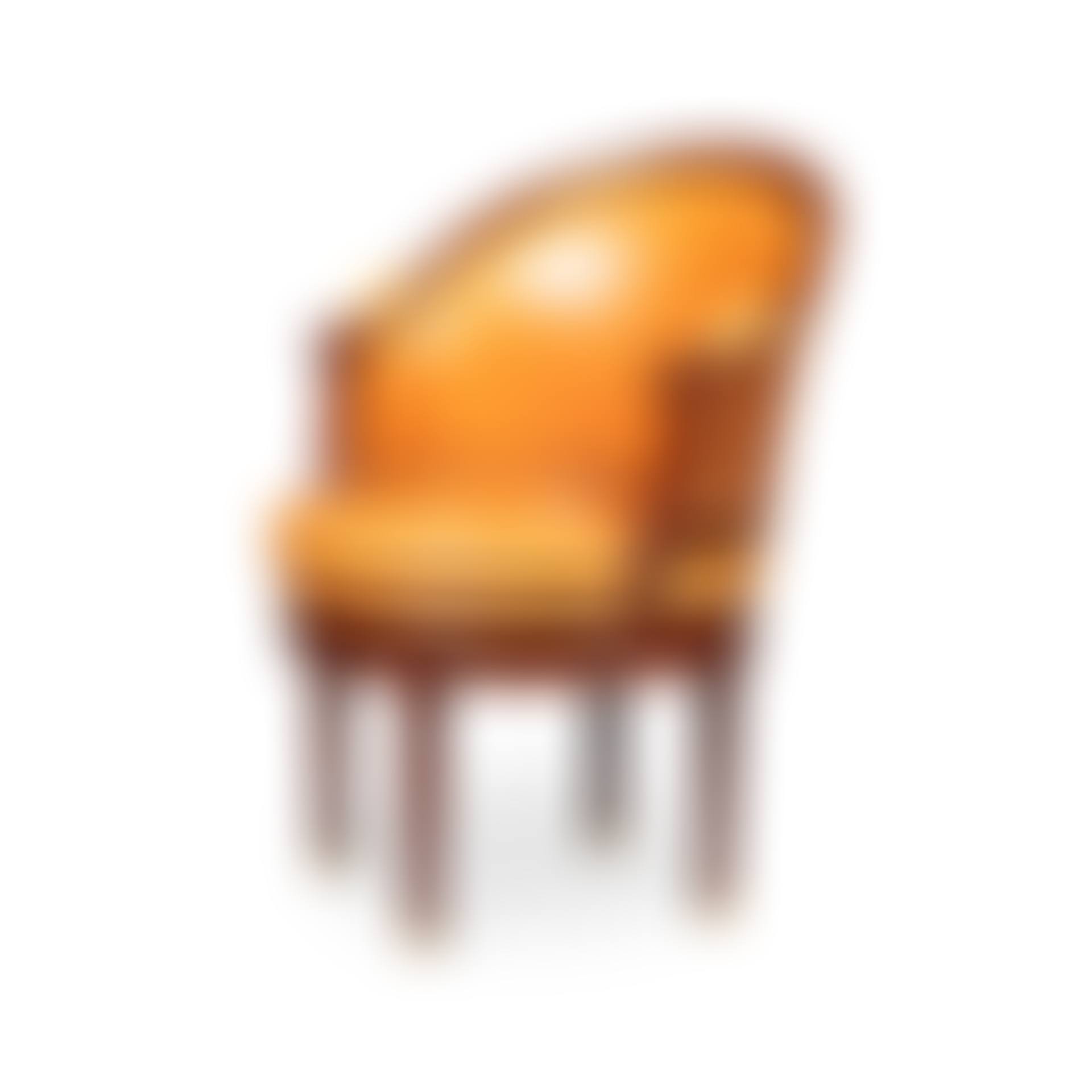 A Louis XVI style mahogany fauteuil de bureau tournant (preview)