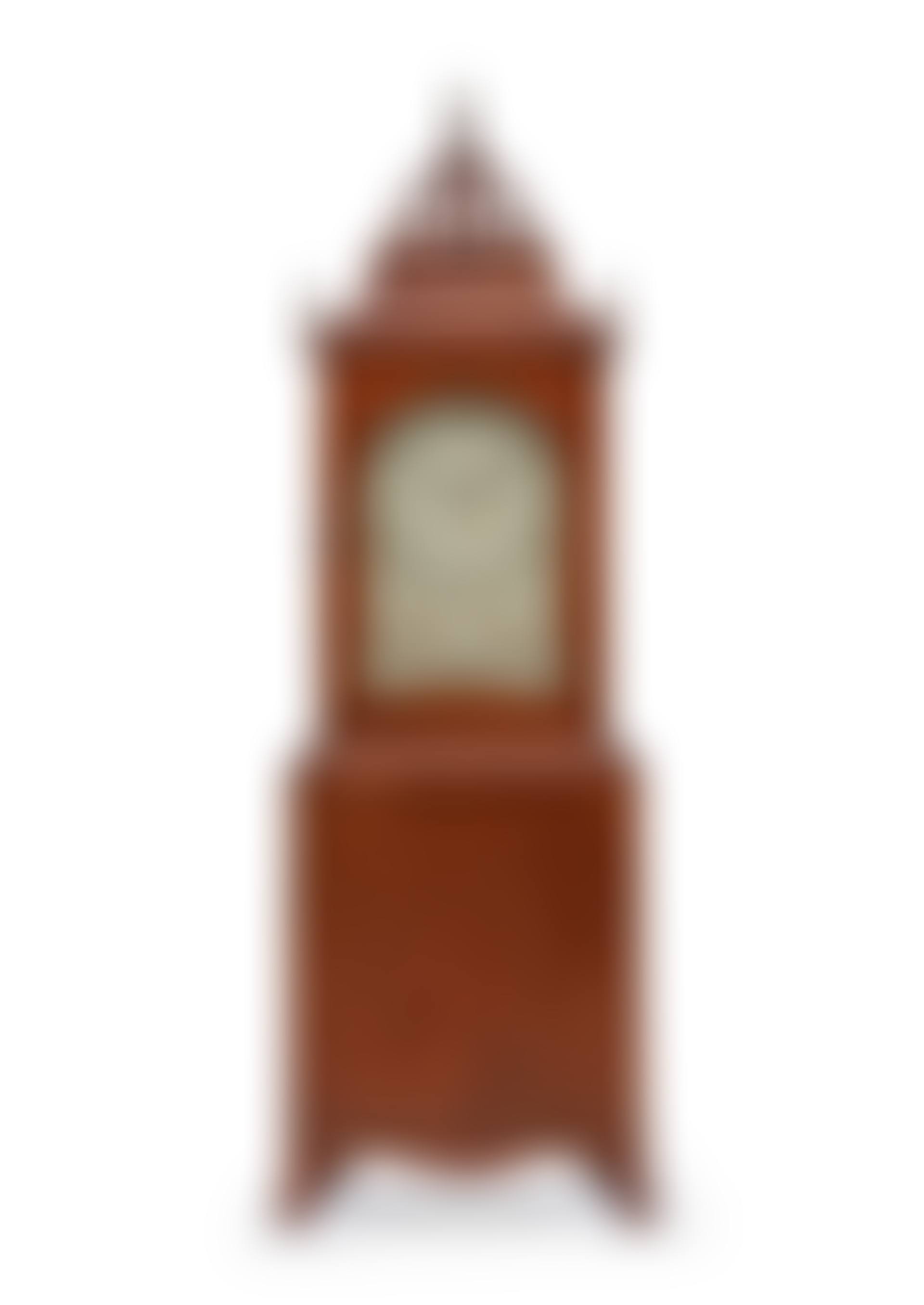 A FEDERAL INLAID MAHOGANY TIMEPIECE SHELF CLOCK (preview)