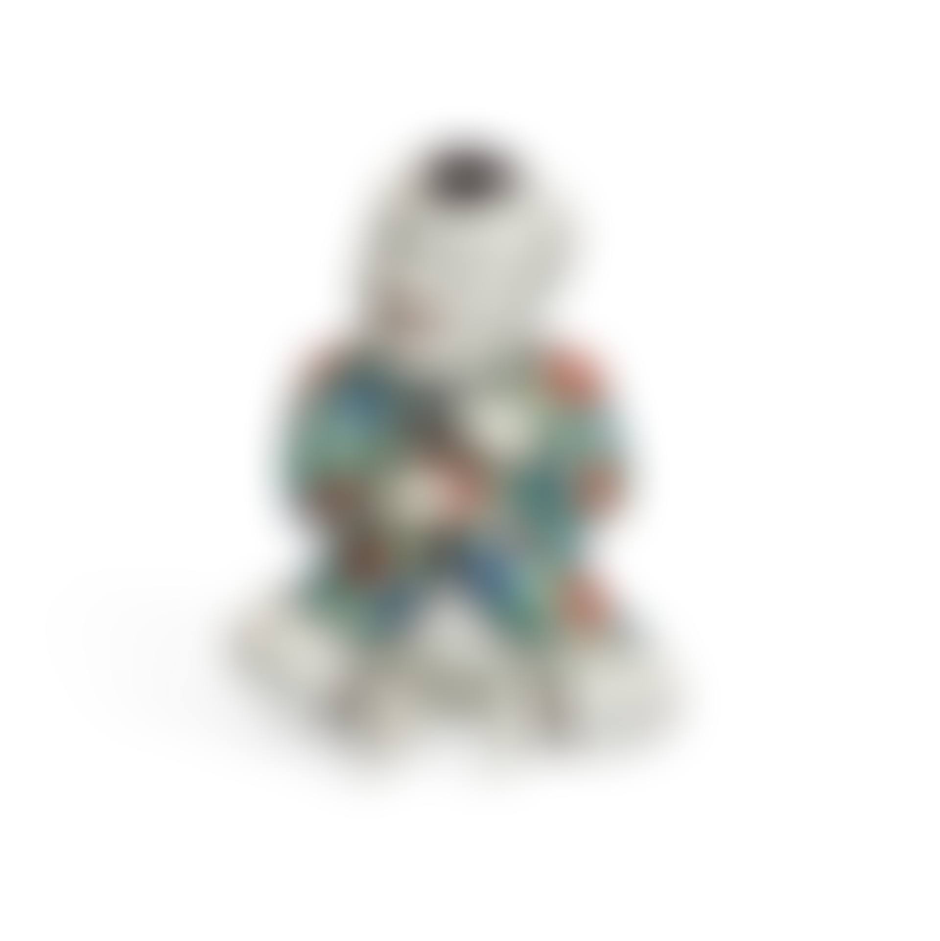 A CHINESE EXPORT PORCELAIN FIGURE OF A SEATED BOY (preview)