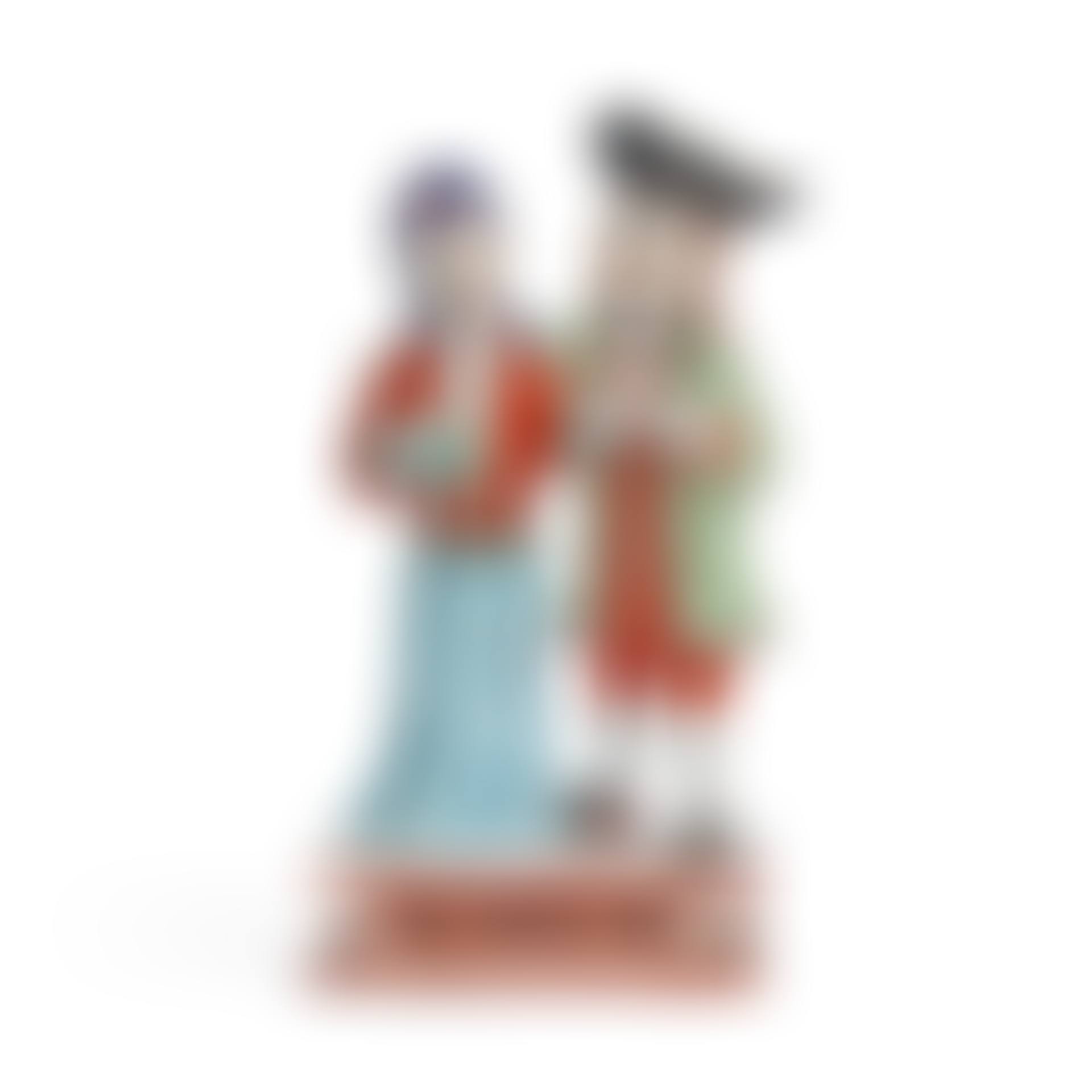 A CHINESE EXPORT PORCELAIN "EUROPEAN SUBJECT" FIGURE GROUP (preview)