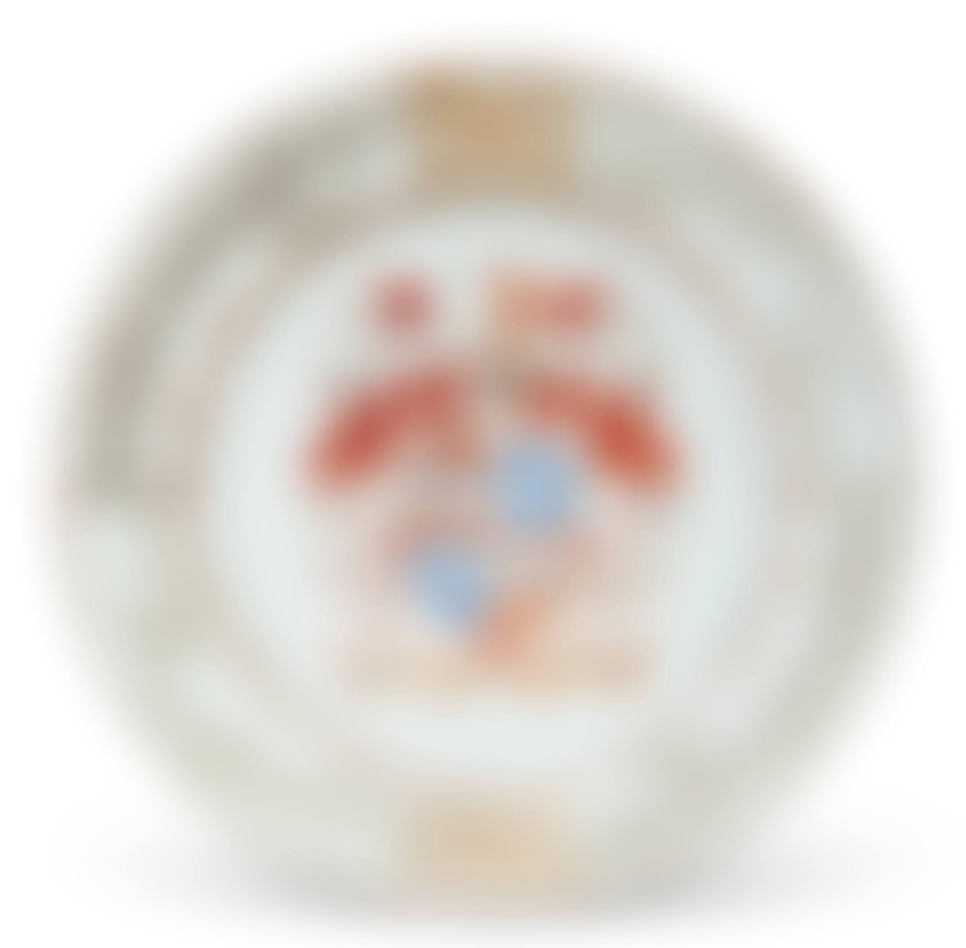 A CHINESE EXPORT PORCELAIN "ENGLISH MARKET" ARMORIAL PLATE (preview)