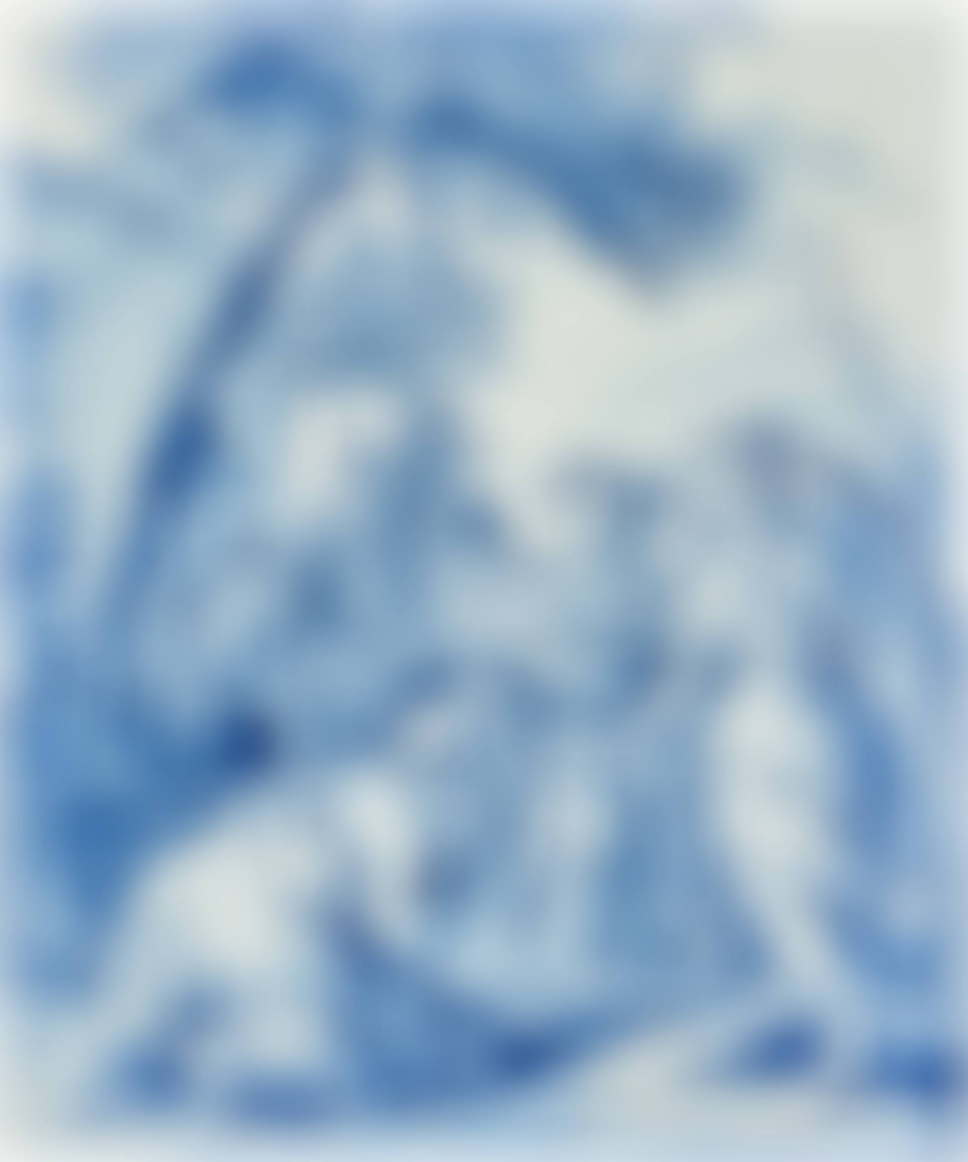 A Dutch Delft Blue and White Large Rectangular Plaque, 'Abraham Kneeling before the Three Angels' (preview)